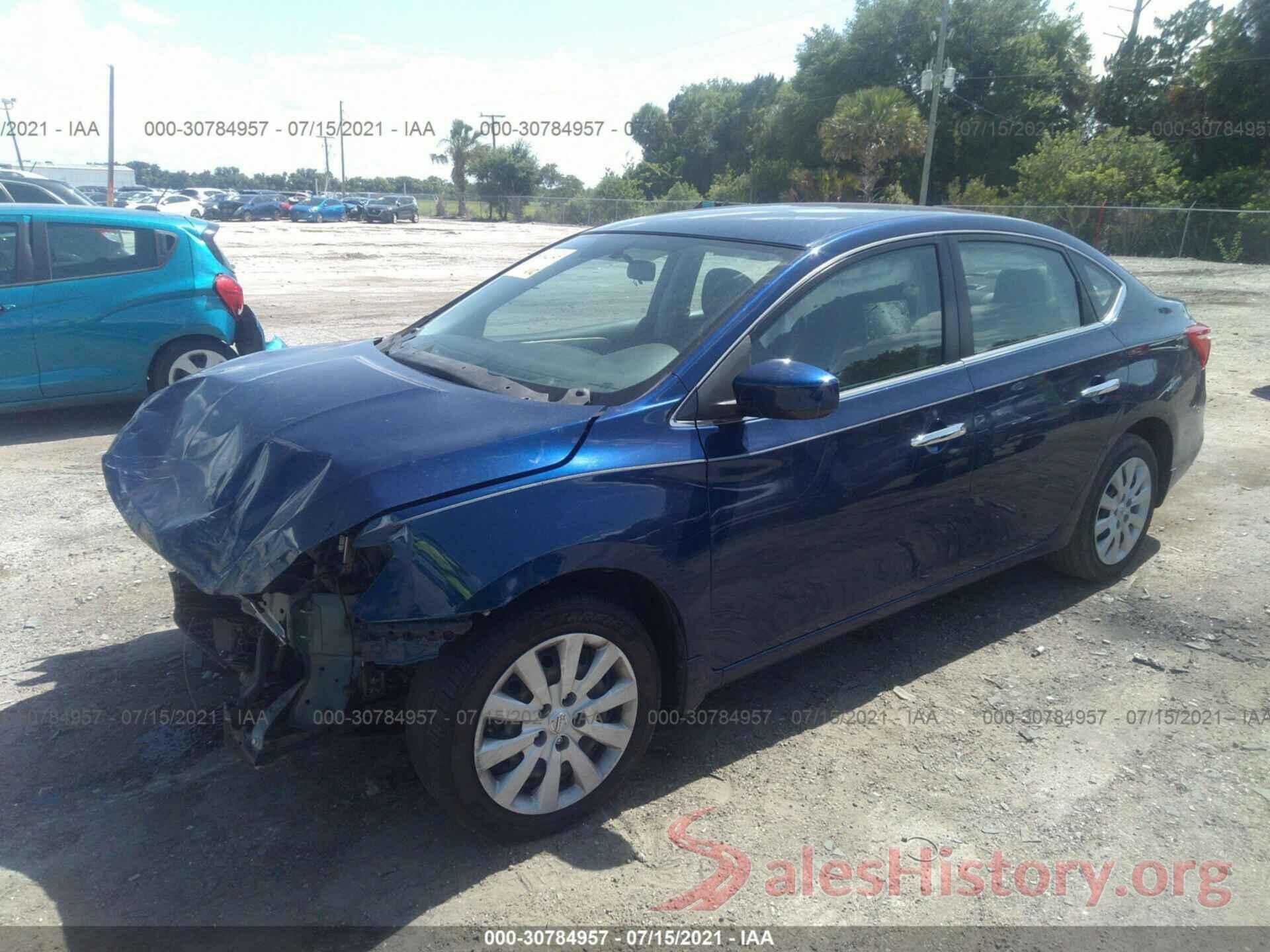 3N1AB7AP5KY255516 2019 NISSAN SENTRA