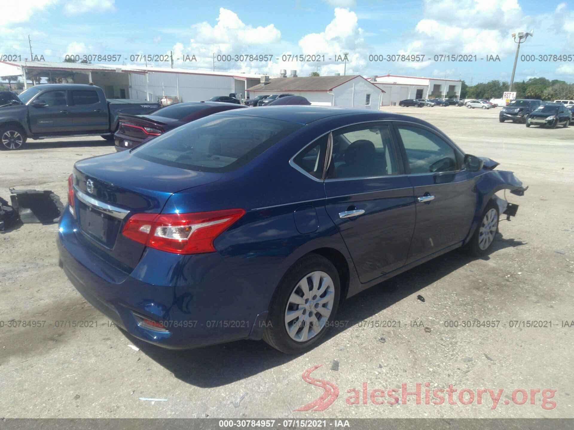 3N1AB7AP5KY255516 2019 NISSAN SENTRA