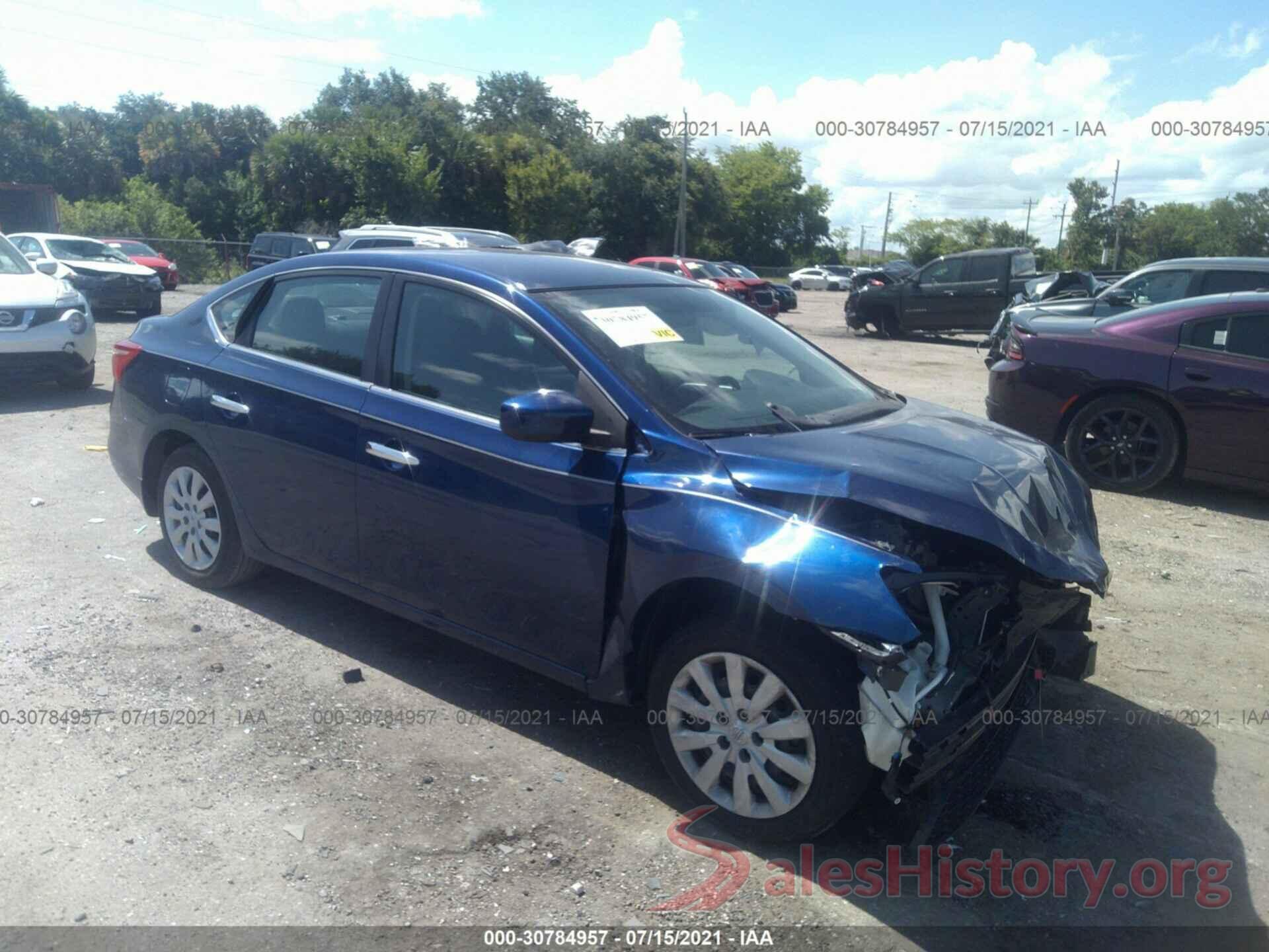 3N1AB7AP5KY255516 2019 NISSAN SENTRA