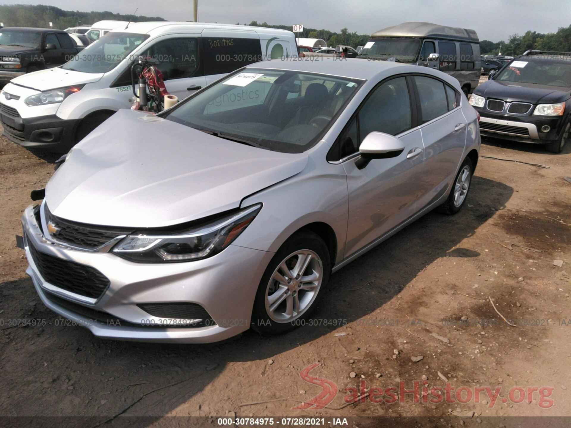 3G1BE6SM7JS599754 2018 CHEVROLET CRUZE