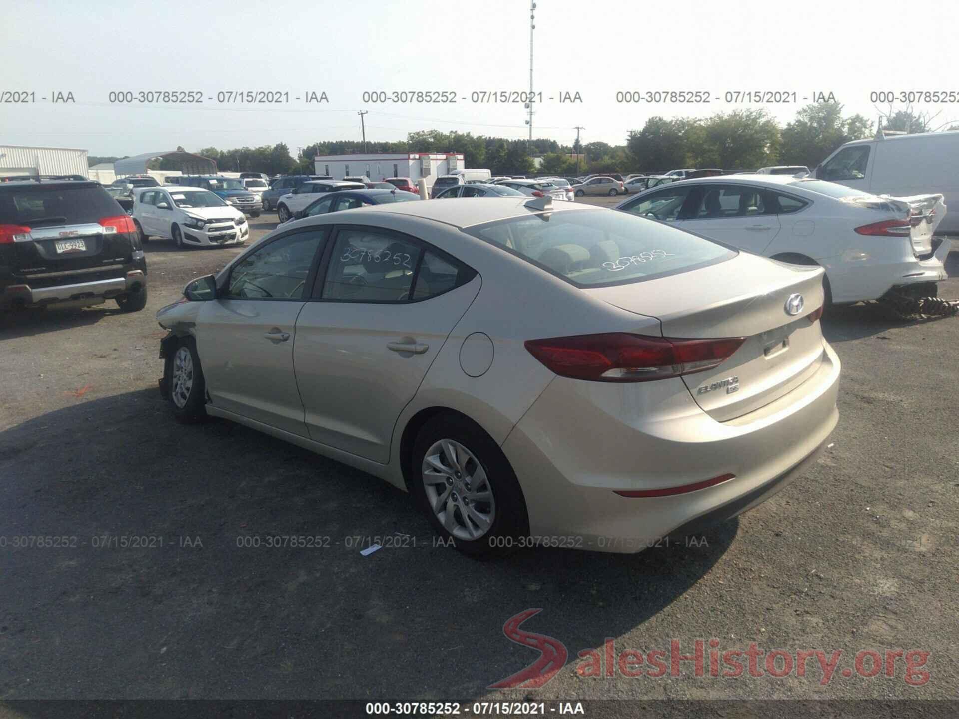 KMHD74LF5HU118114 2017 HYUNDAI ELANTRA