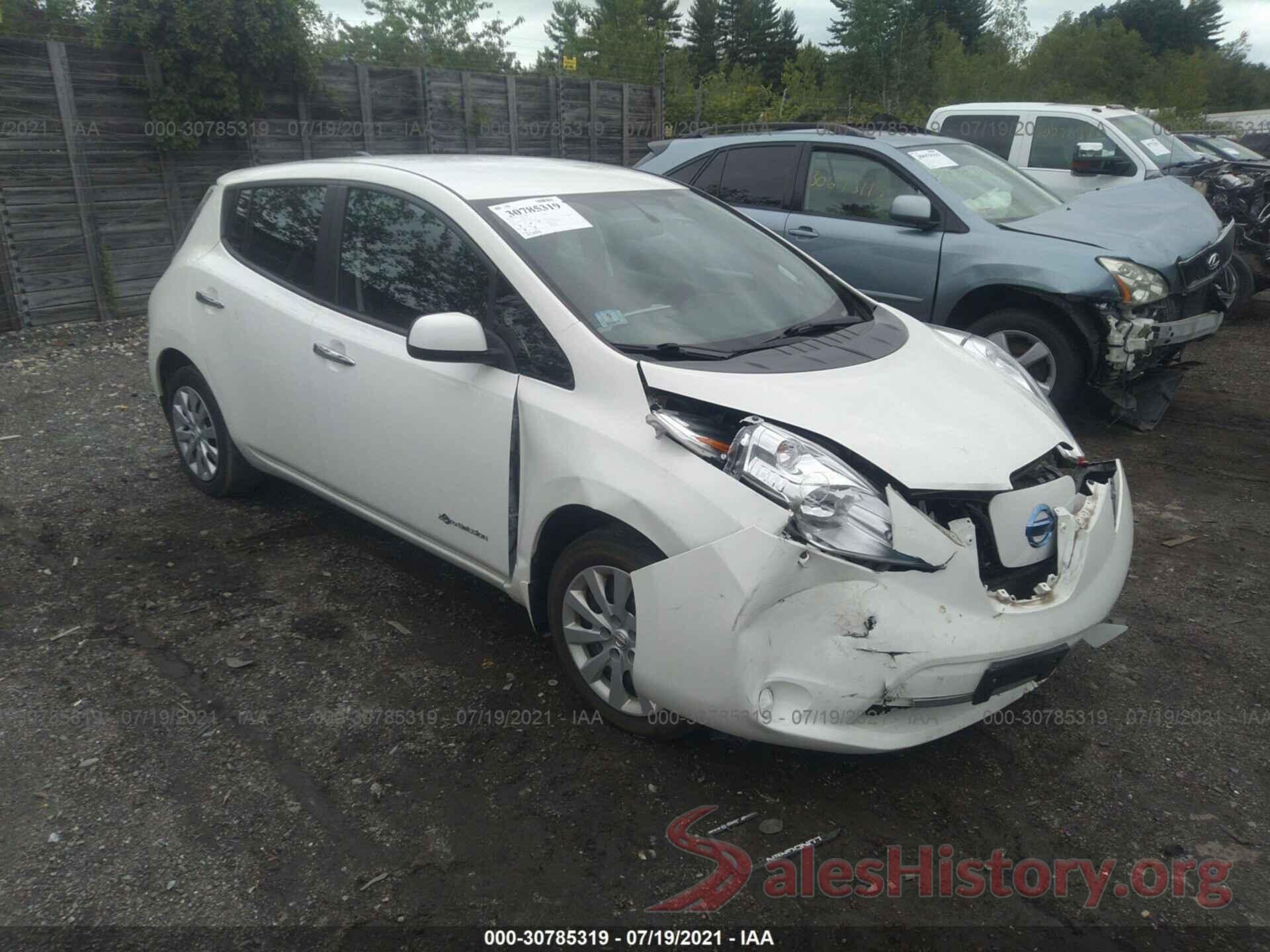 1N4BZ0CP9HC310784 2017 NISSAN LEAF