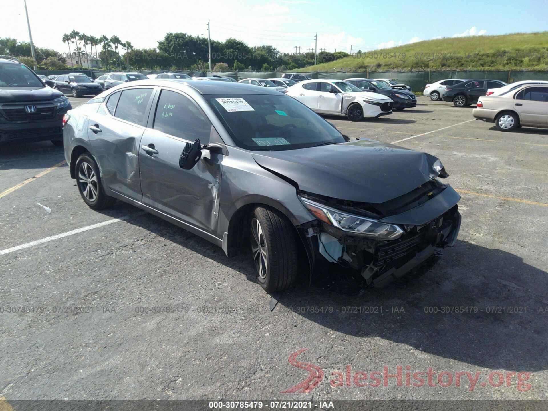 3N1AB8CV8MY233174 2021 NISSAN SENTRA