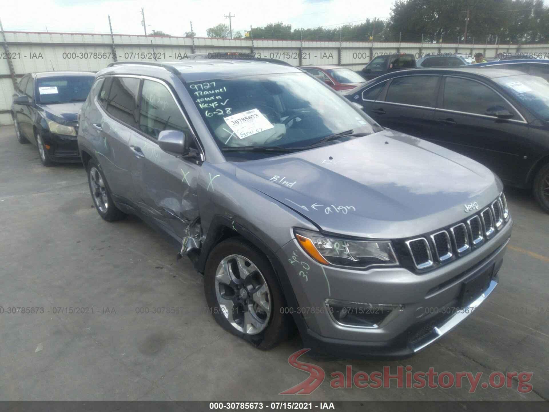 3C4NJCCB0LT187460 2020 JEEP COMPASS