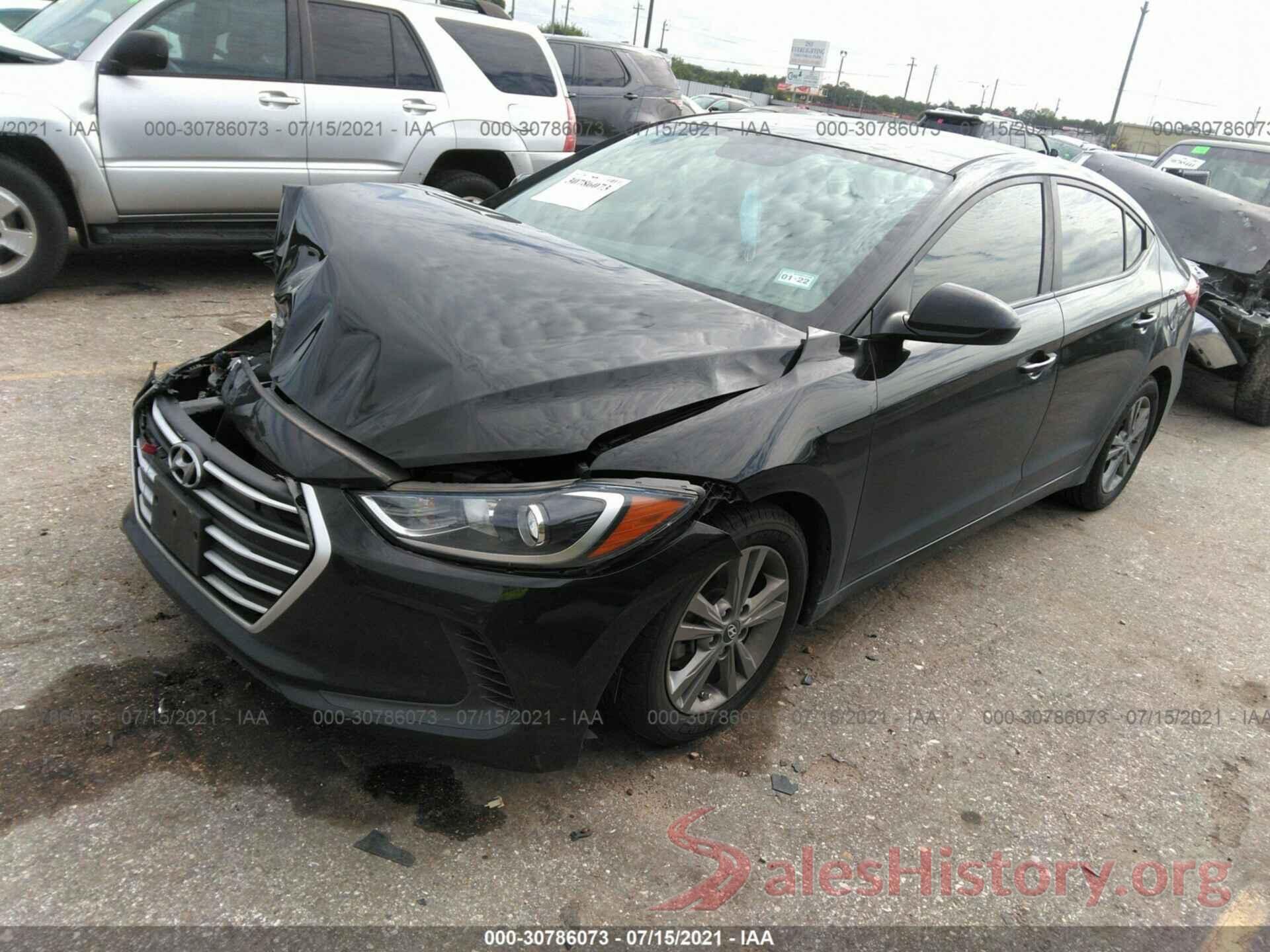 KMHD84LFXJU520567 2018 HYUNDAI ELANTRA