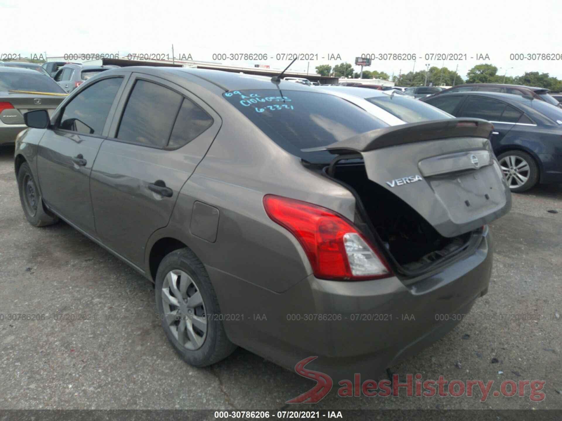 3N1CN7AP9GL906702 2016 NISSAN VERSA