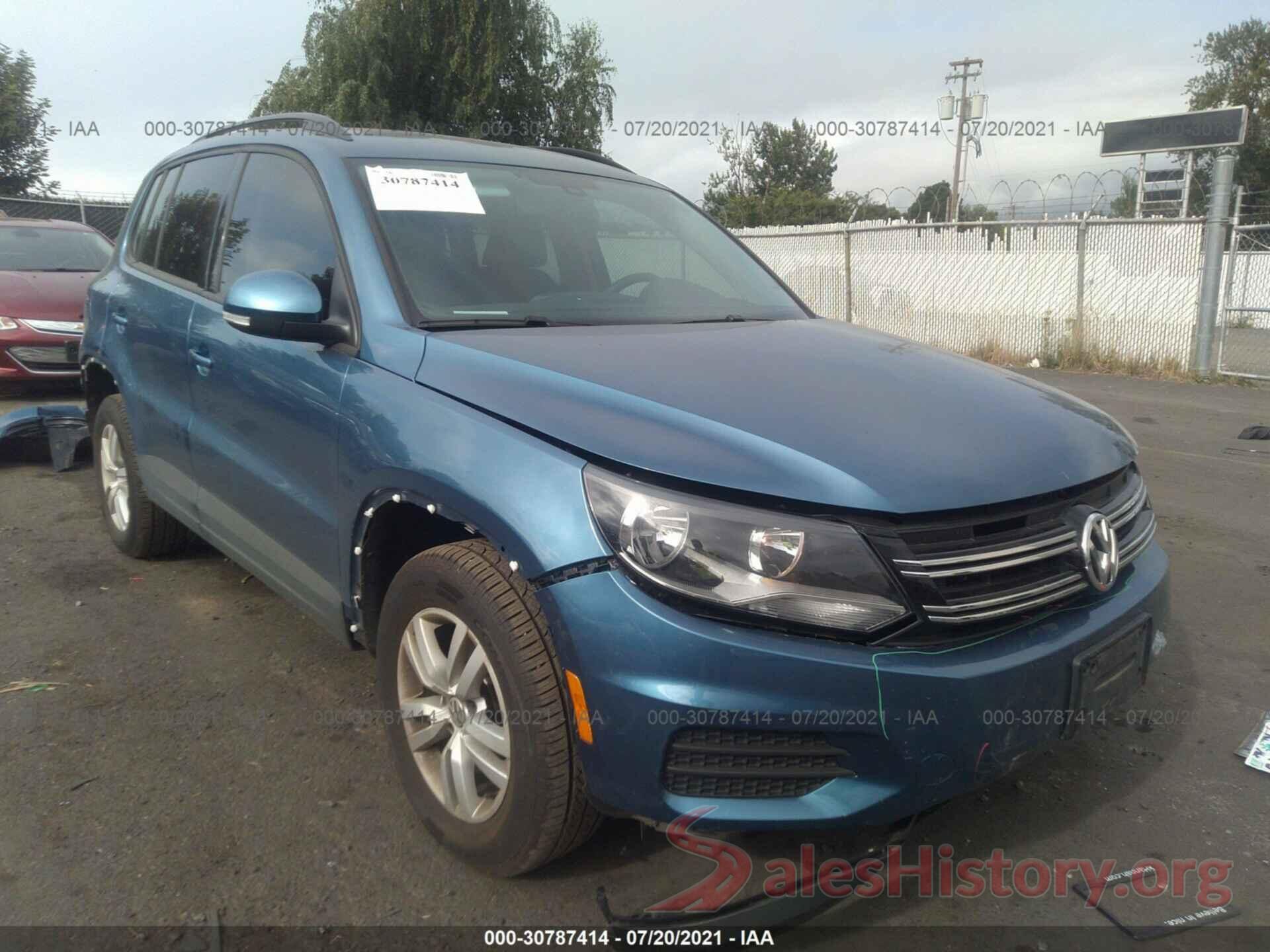 WVGBV7AX9HW505523 2017 VOLKSWAGEN TIGUAN