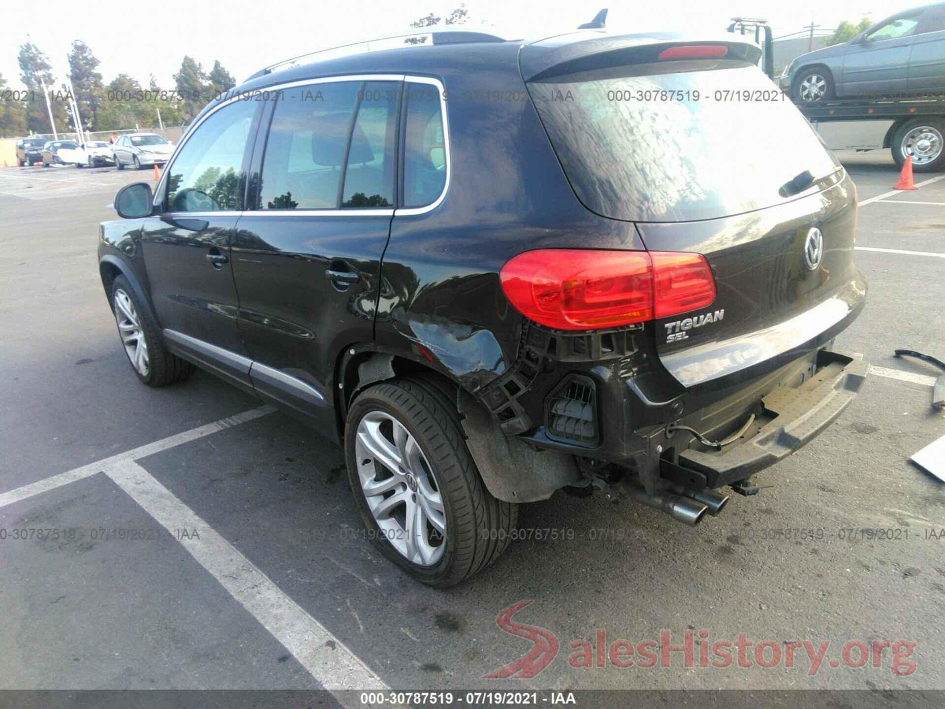 WVGAV7AXXGW524897 2016 VOLKSWAGEN TIGUAN