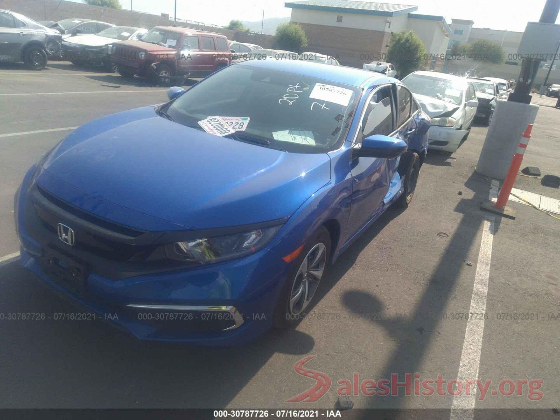 19XFC2F61LE216492 2020 HONDA CIVIC SEDAN