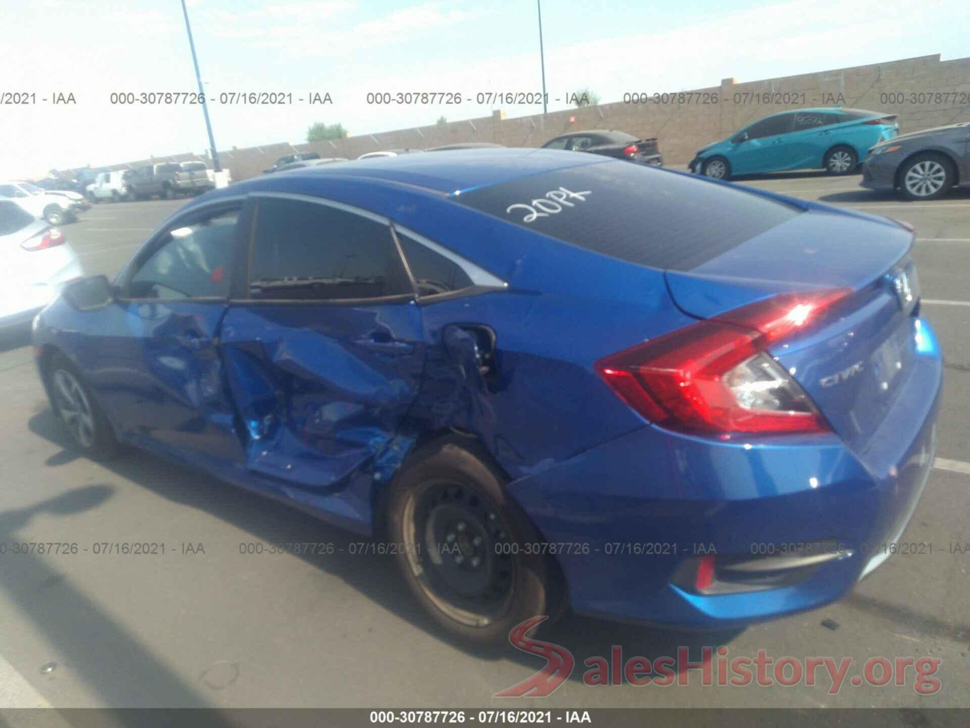 19XFC2F61LE216492 2020 HONDA CIVIC SEDAN