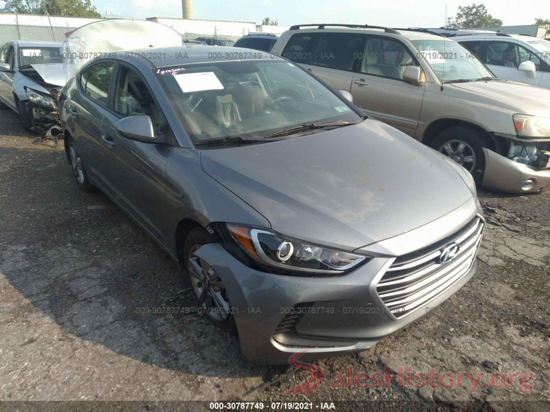 KMHD84LF9JU534668 2018 HYUNDAI ELANTRA