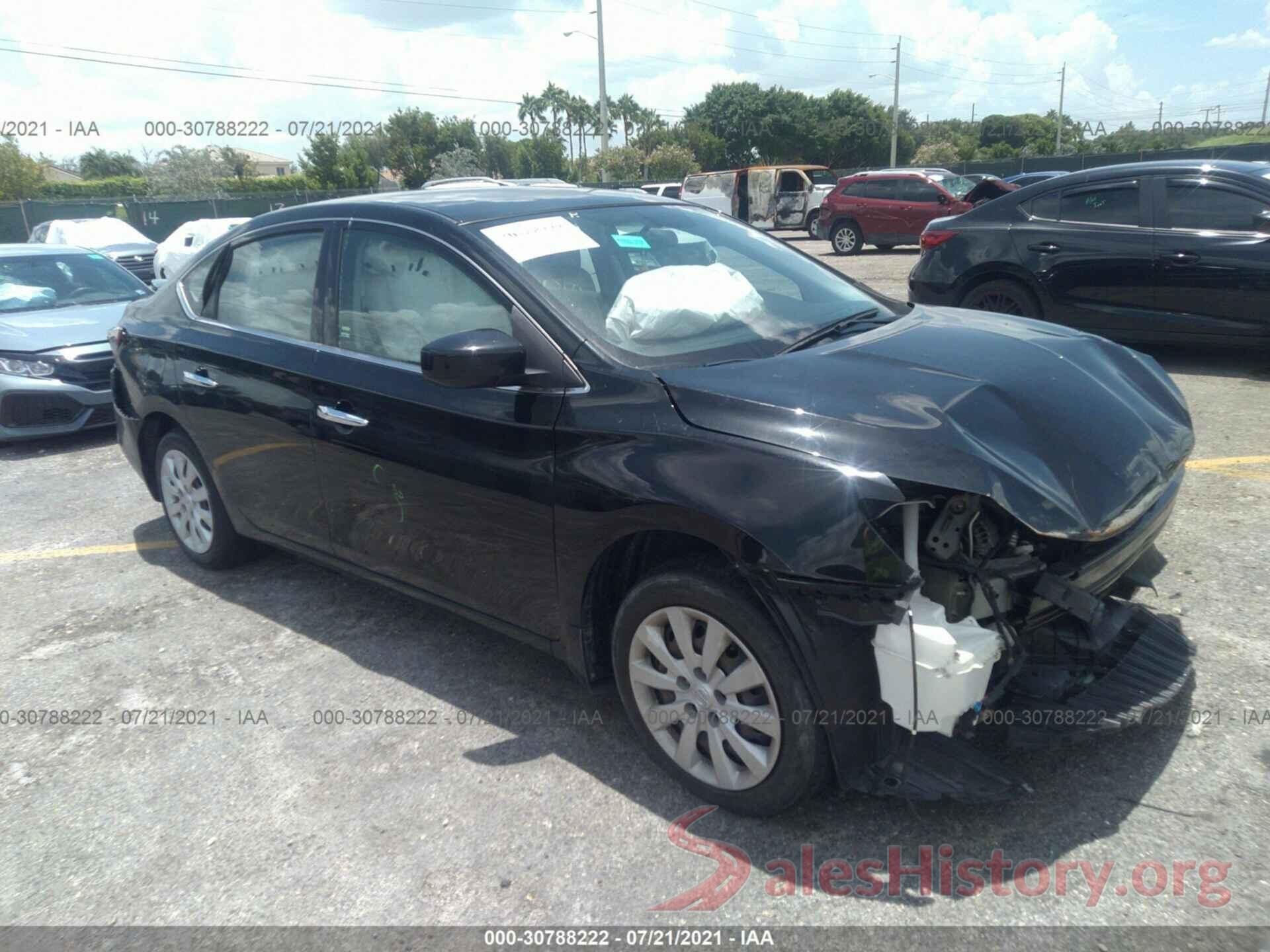 3N1AB7AP2HL719996 2017 NISSAN SENTRA