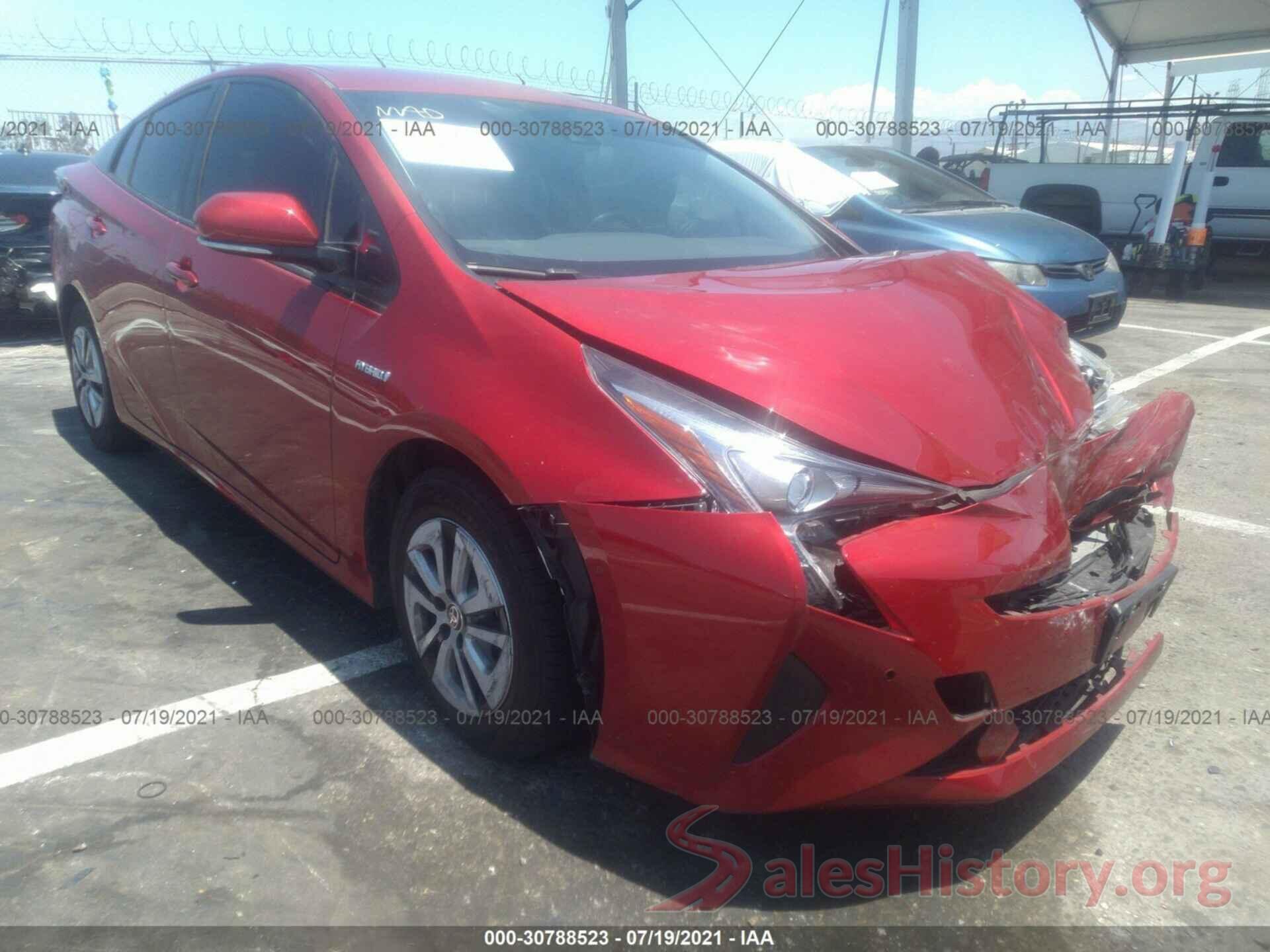 JTDKBRFU9J3080528 2018 TOYOTA PRIUS