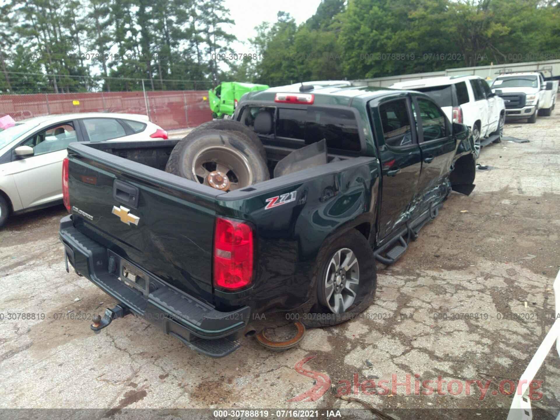 1GCGTDE38G1207496 2016 CHEVROLET COLORADO