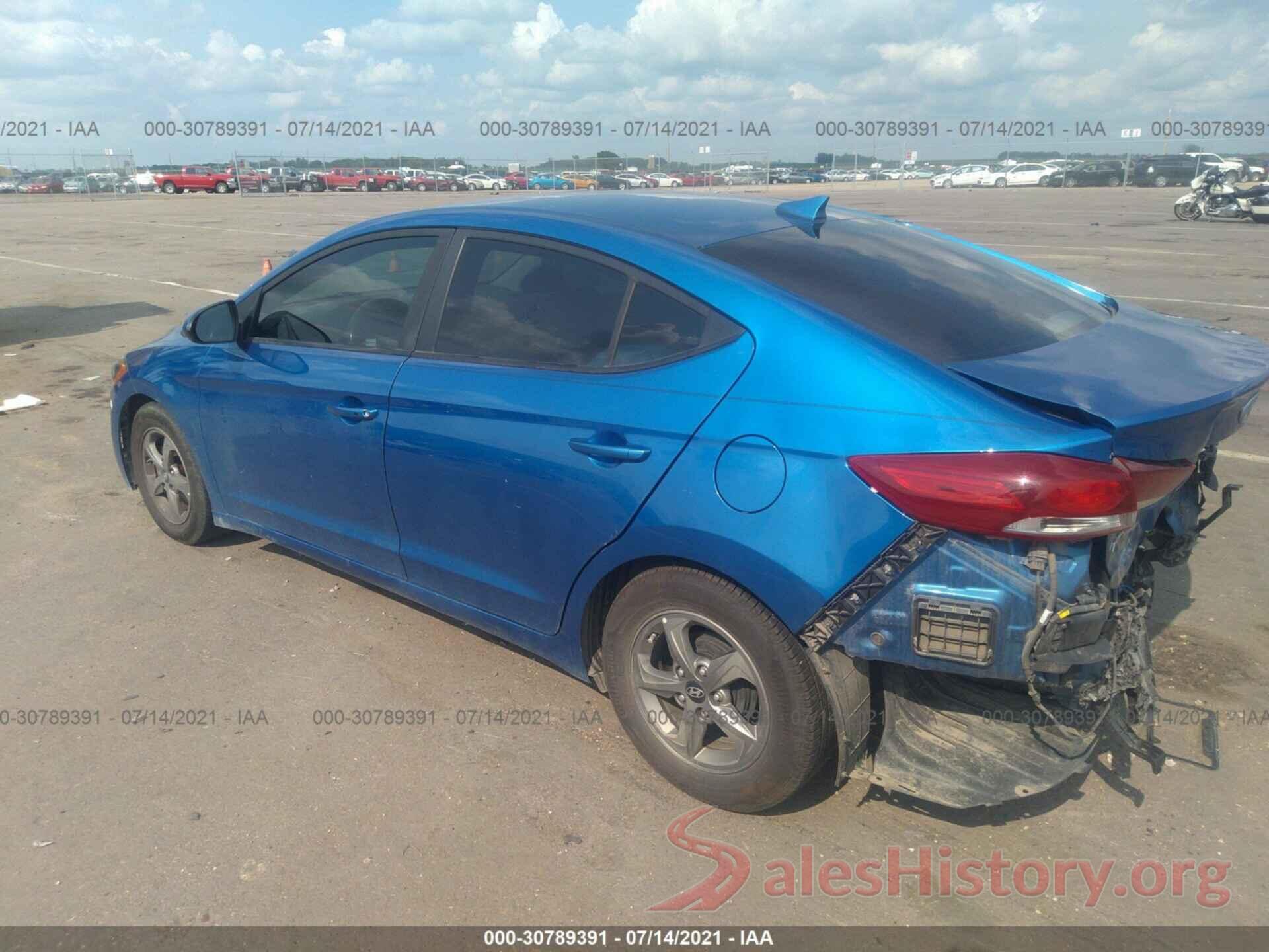 5NPD94LA9JH357362 2018 HYUNDAI ELANTRA