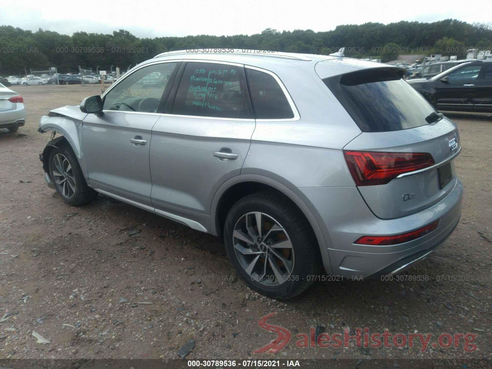 WA1AAAFY9M2007649 2021 AUDI Q5