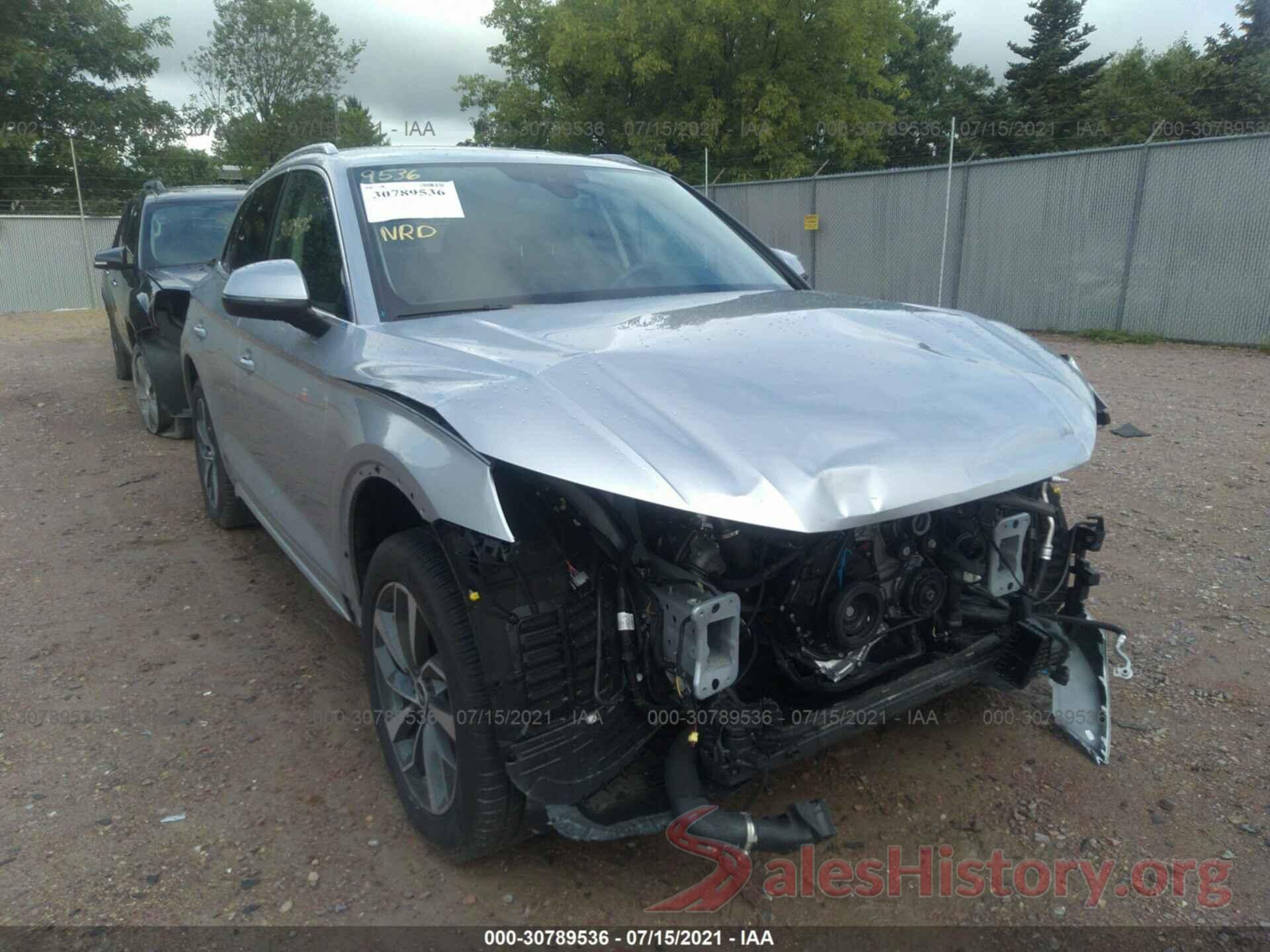 WA1AAAFY9M2007649 2021 AUDI Q5