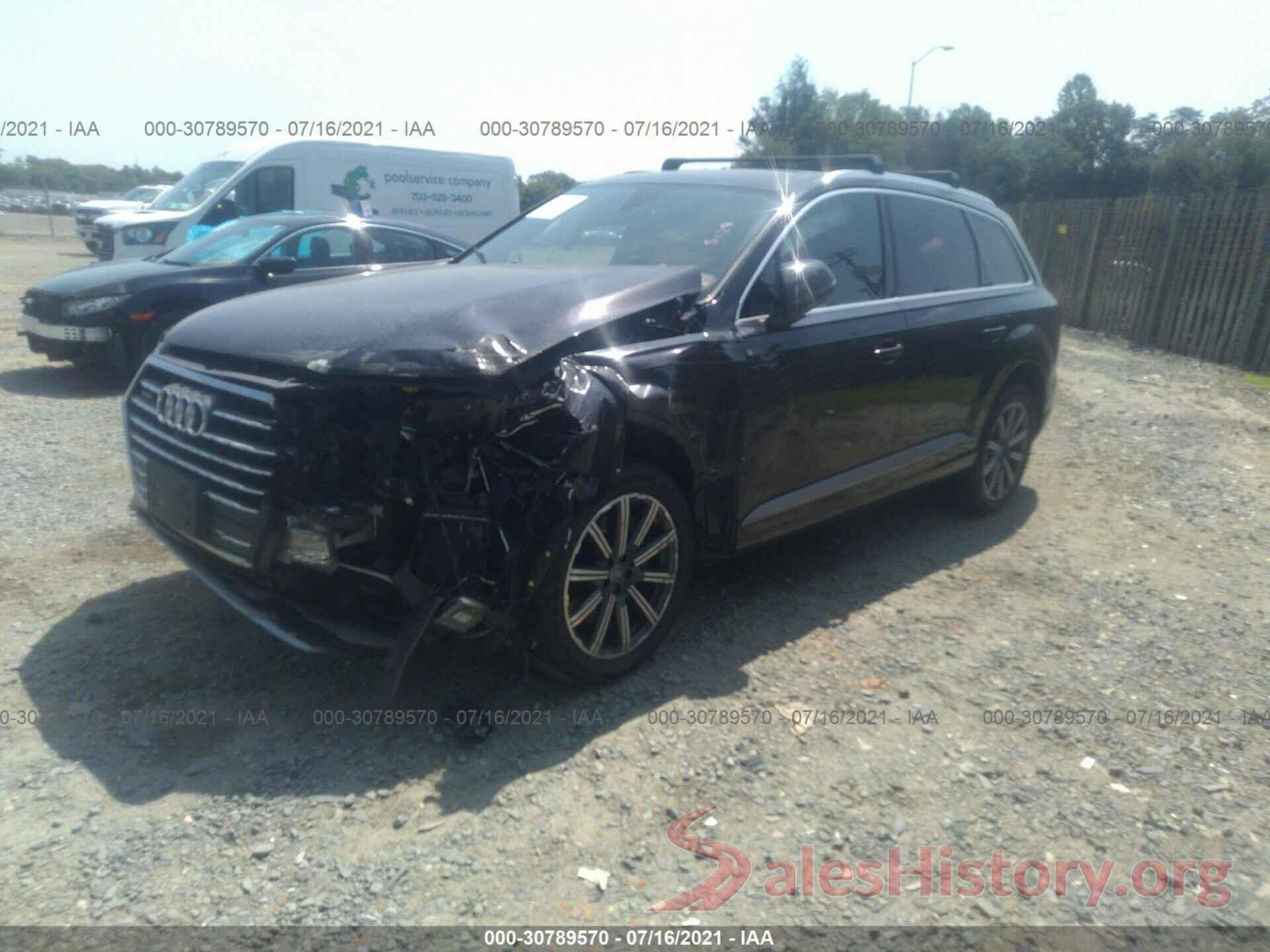 WA1VAAF77HD007863 2017 AUDI Q7