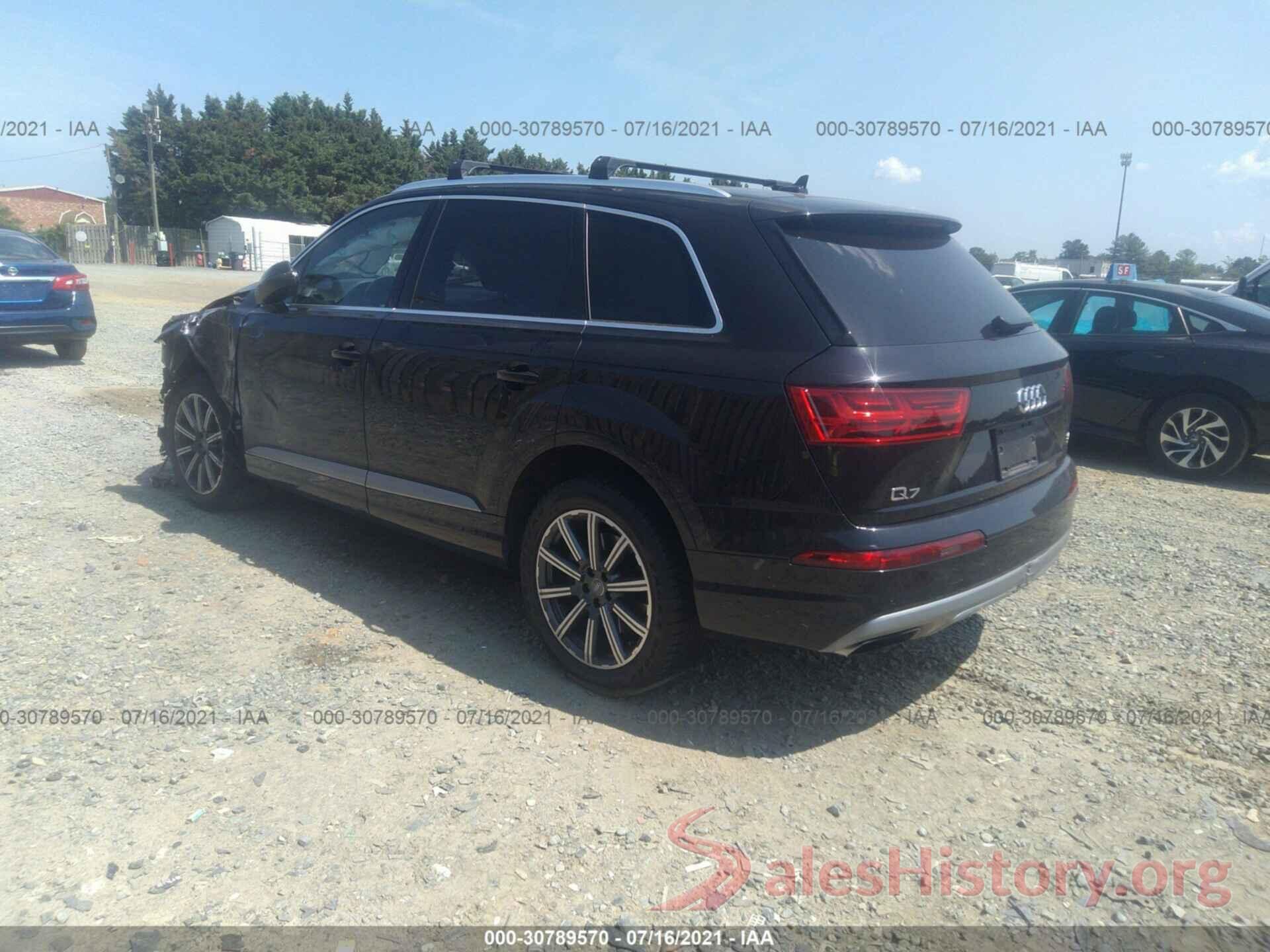 WA1VAAF77HD007863 2017 AUDI Q7