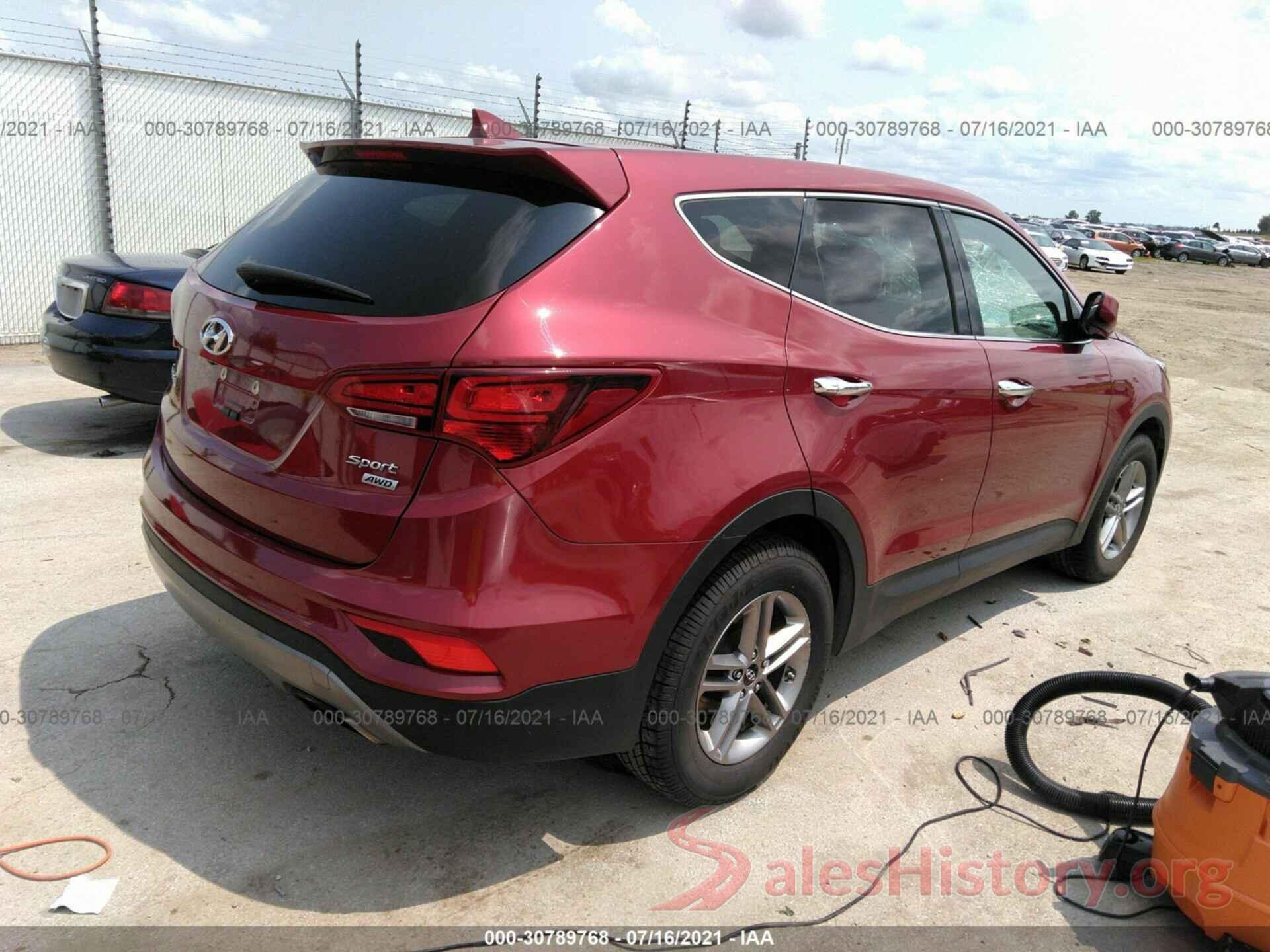 5XYZTDLB2HG438043 2017 HYUNDAI SANTA FE SPORT