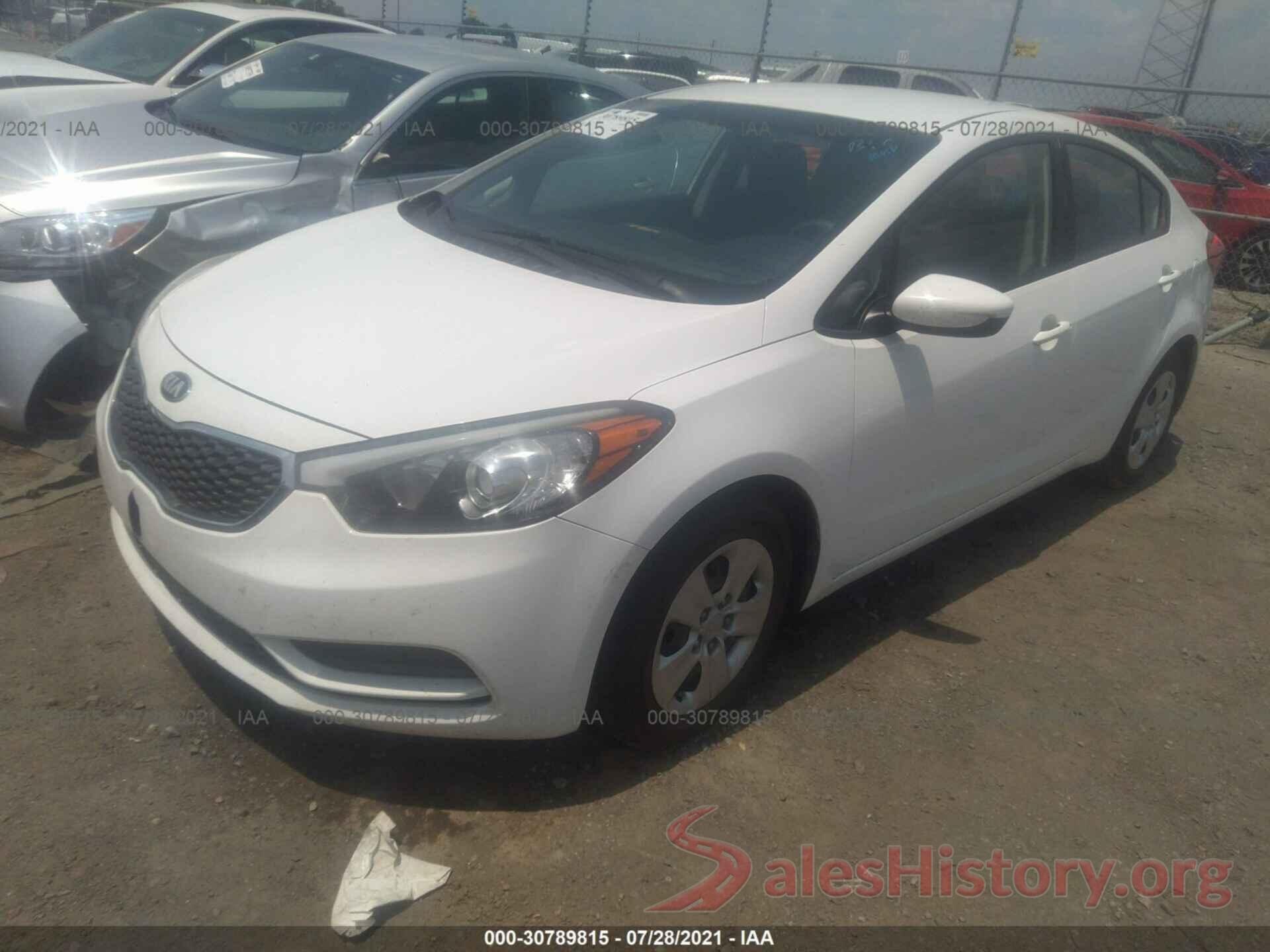 KNAFK4A65G5447464 2016 KIA FORTE