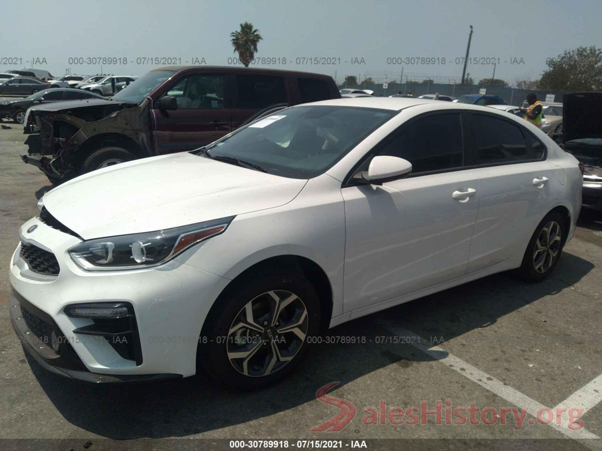 3KPF24AD4ME332453 2021 KIA FORTE