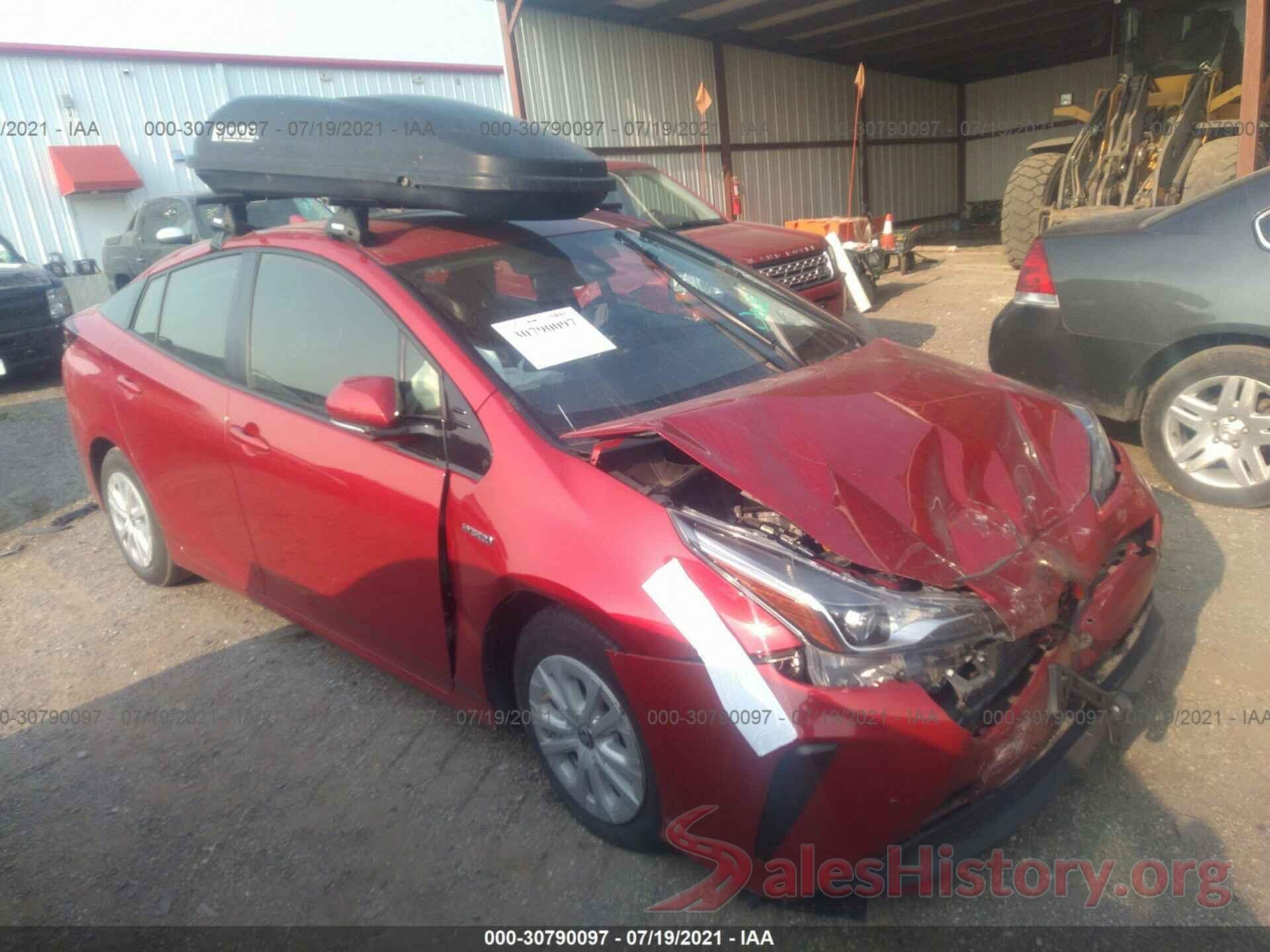 JTDKARFUXK3098797 2019 TOYOTA PRIUS