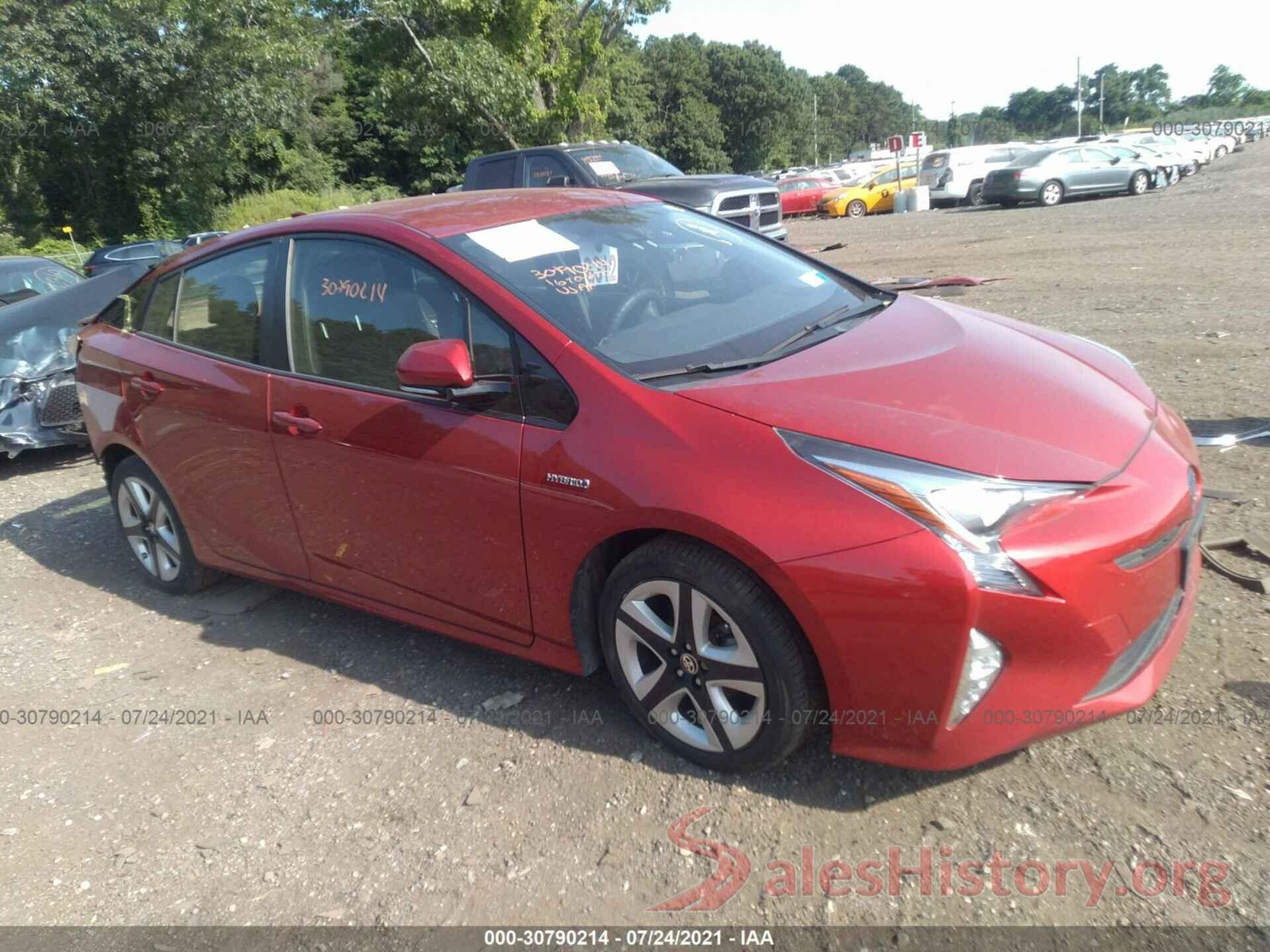 JTDKARFU4G3522305 2016 TOYOTA PRIUS