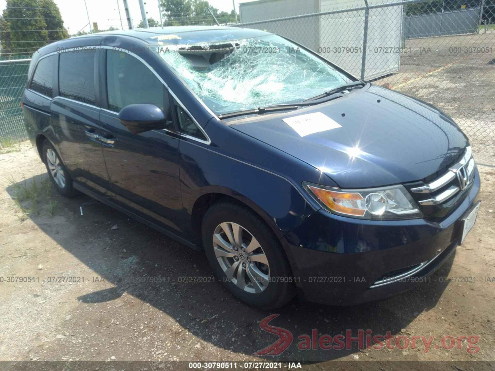 5FNRL5H65GB144014 2016 HONDA ODYSSEY