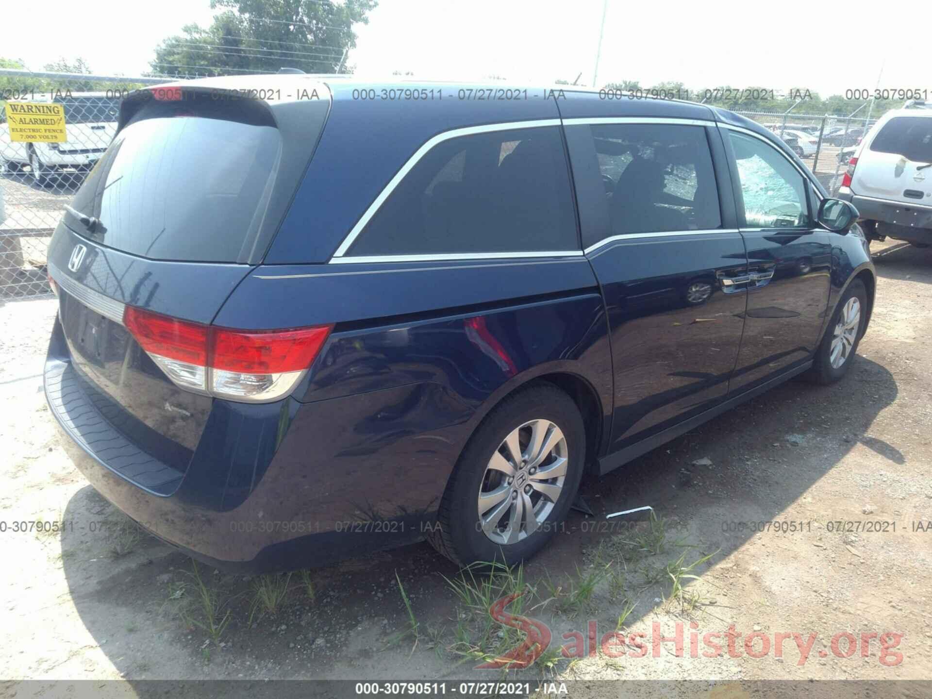 5FNRL5H65GB144014 2016 HONDA ODYSSEY