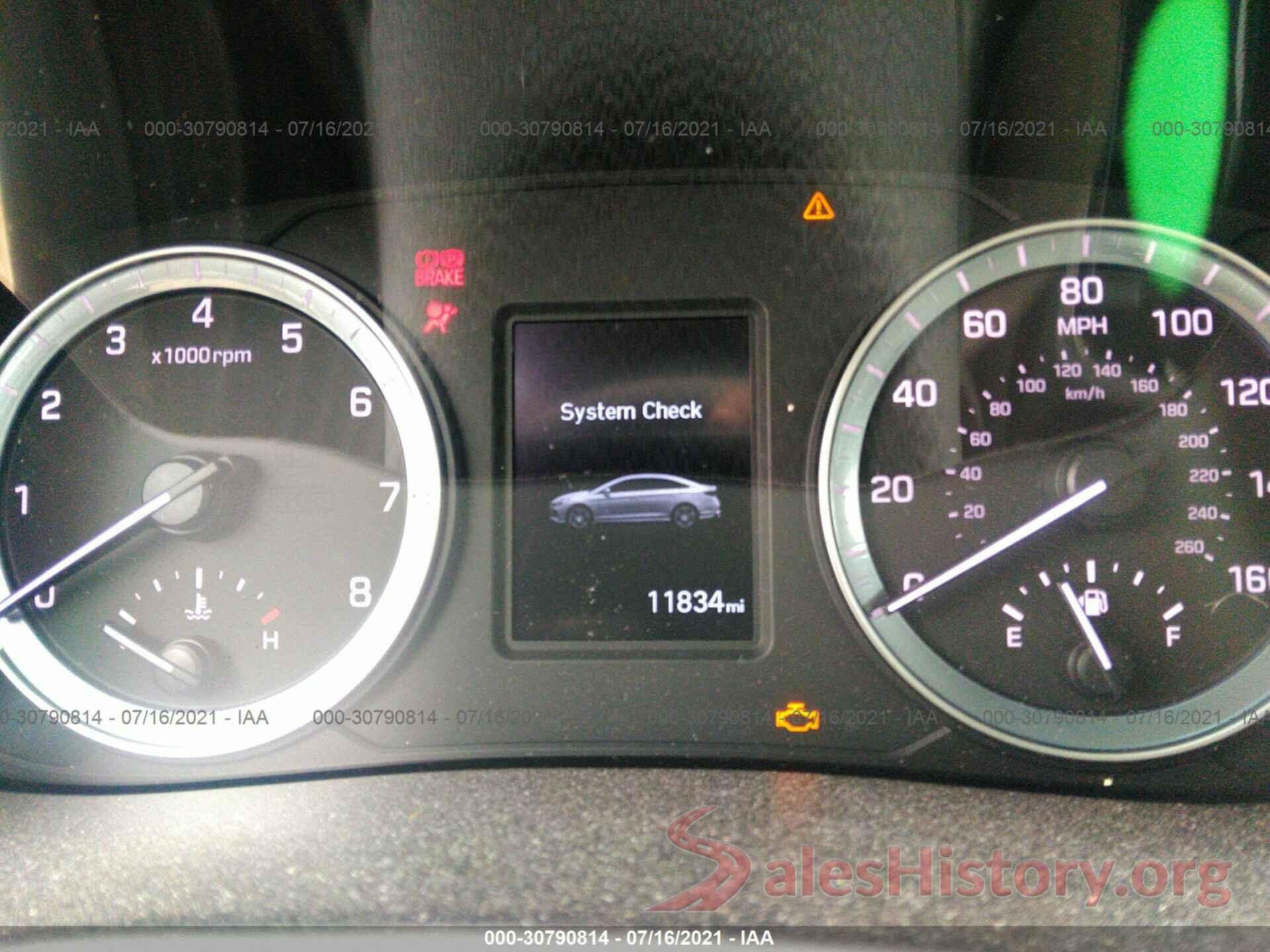 5NPE24AF2KH736230 2019 HYUNDAI SONATA