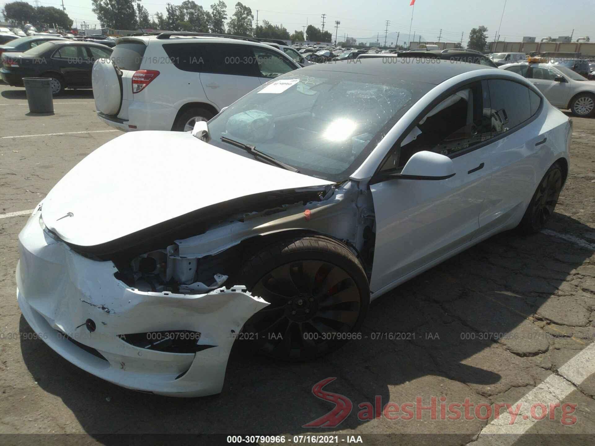 5YJ3E1EC9MF876239 2021 TESLA MODEL 3