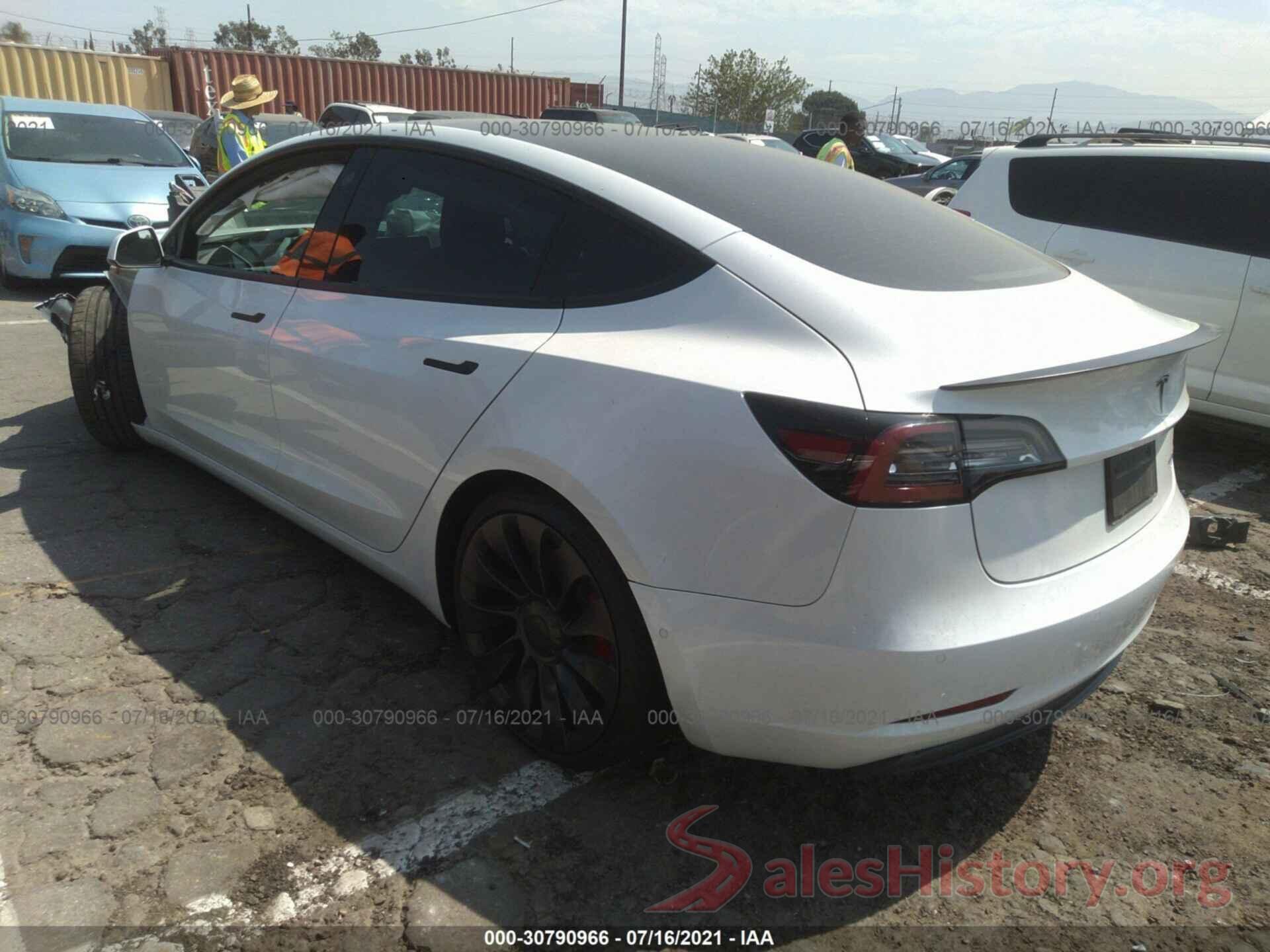 5YJ3E1EC9MF876239 2021 TESLA MODEL 3