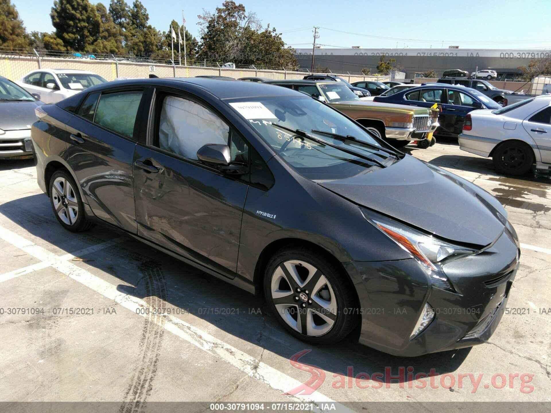 JTDKARFU3G3011216 2016 TOYOTA PRIUS