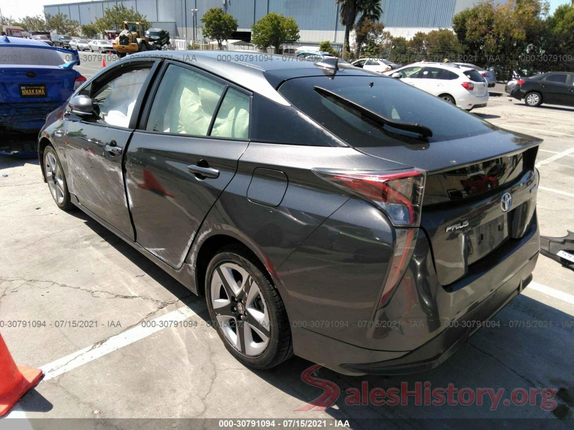 JTDKARFU3G3011216 2016 TOYOTA PRIUS