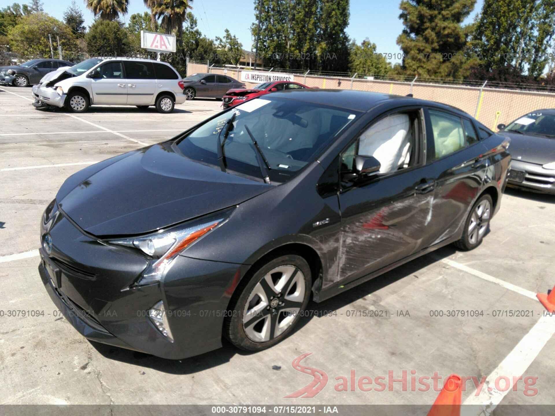 JTDKARFU3G3011216 2016 TOYOTA PRIUS