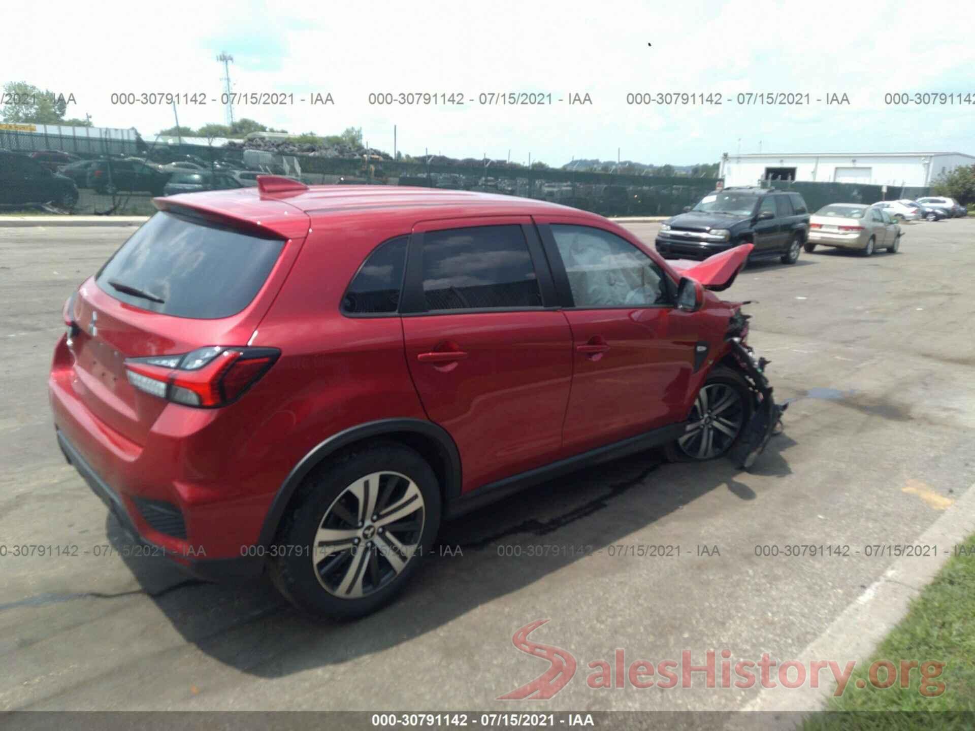 JA4APUAU8MU003651 2021 MITSUBISHI OUTLANDER SPORT