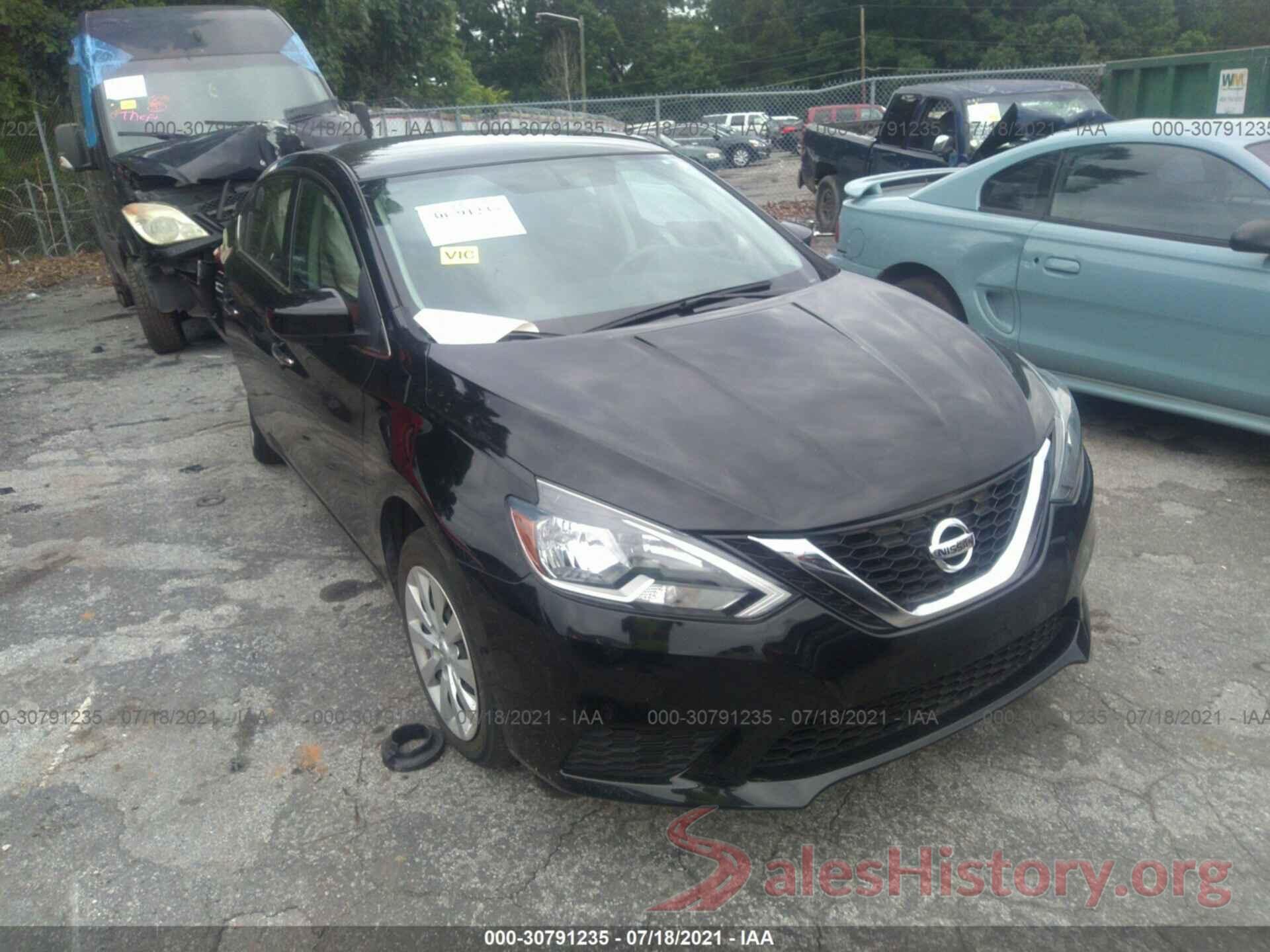 3N1AB7AP7HY395222 2017 NISSAN SENTRA