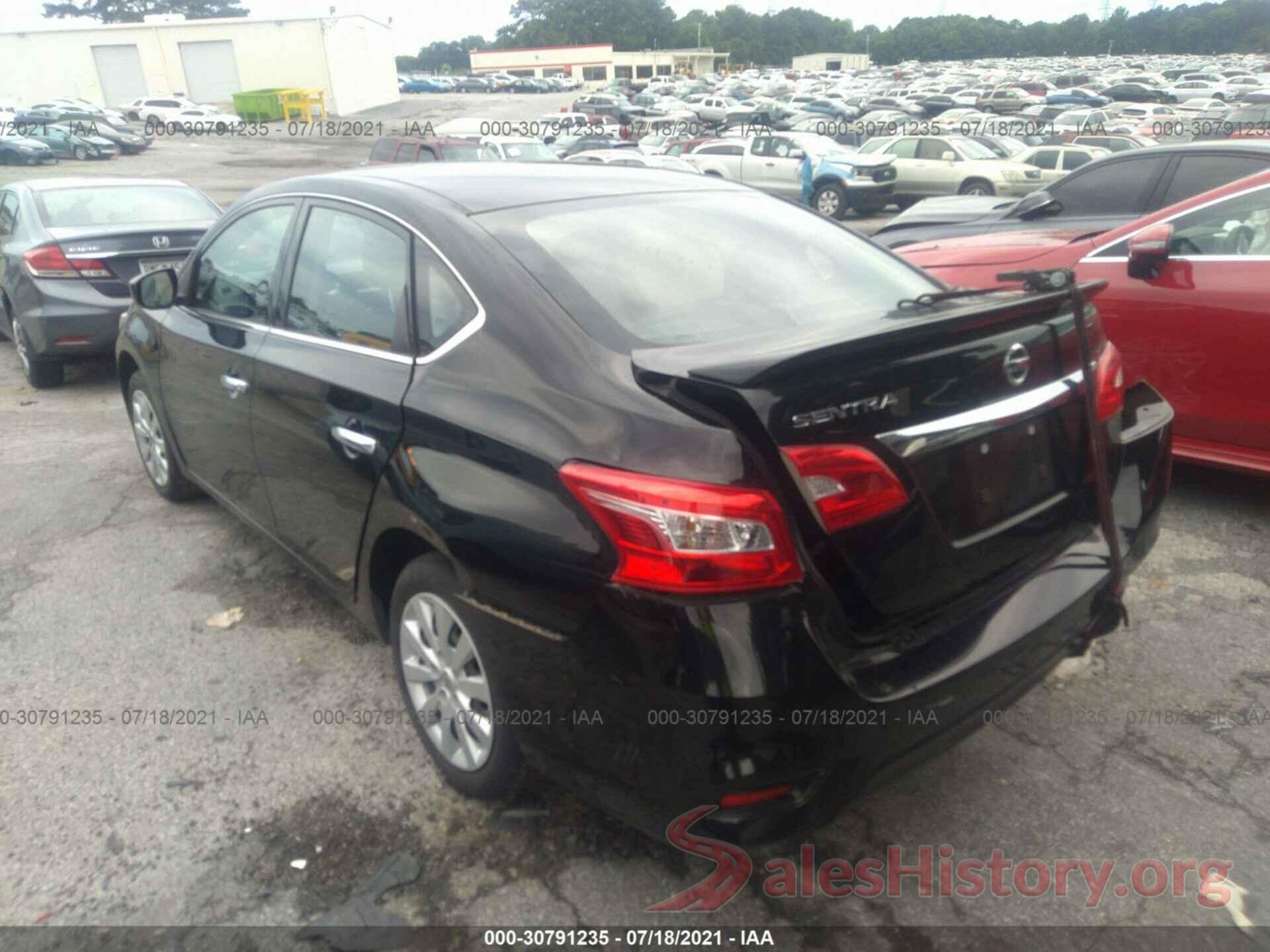 3N1AB7AP7HY395222 2017 NISSAN SENTRA