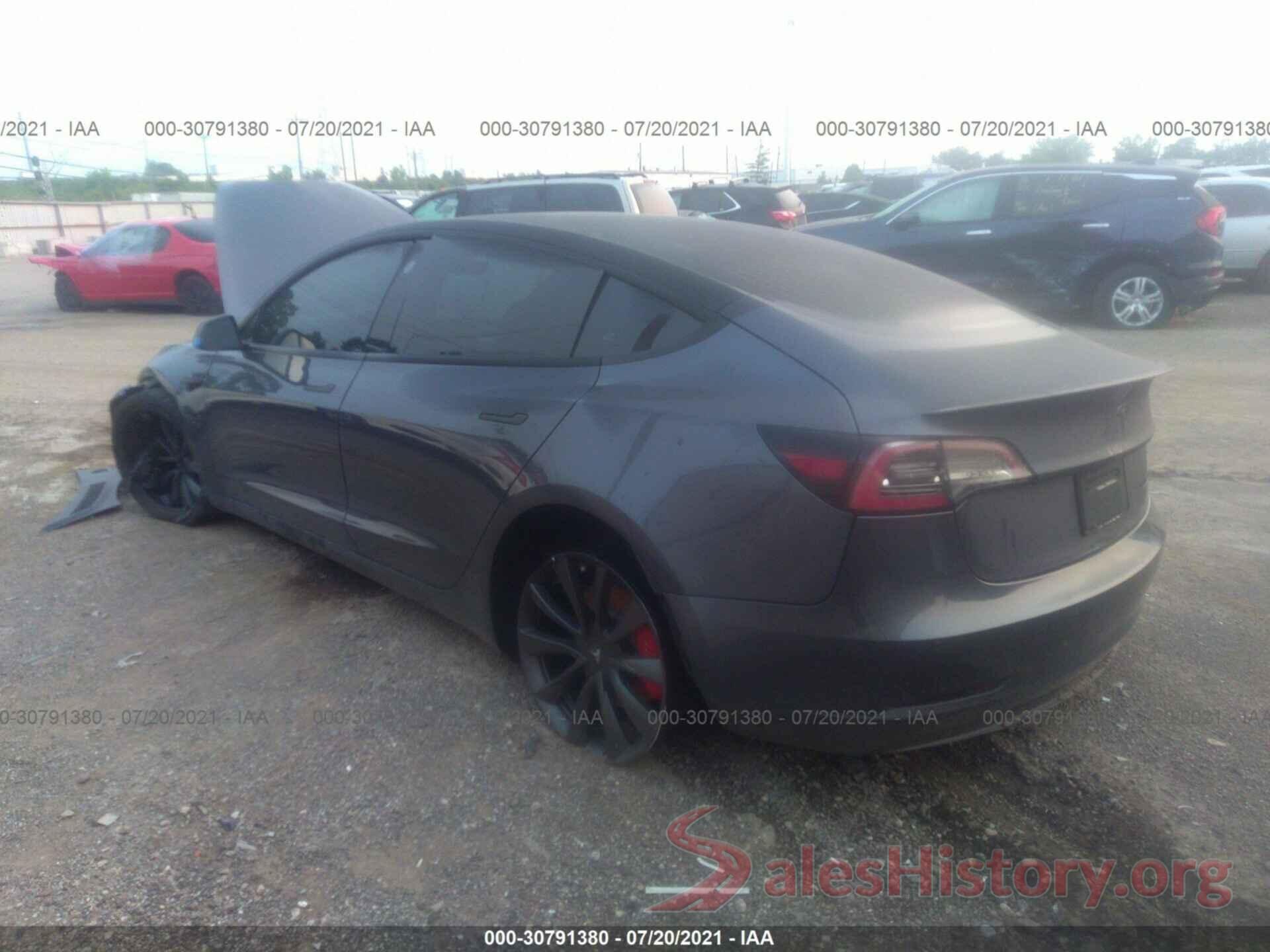 5YJ3E1EC2LF713558 2020 TESLA MODEL 3