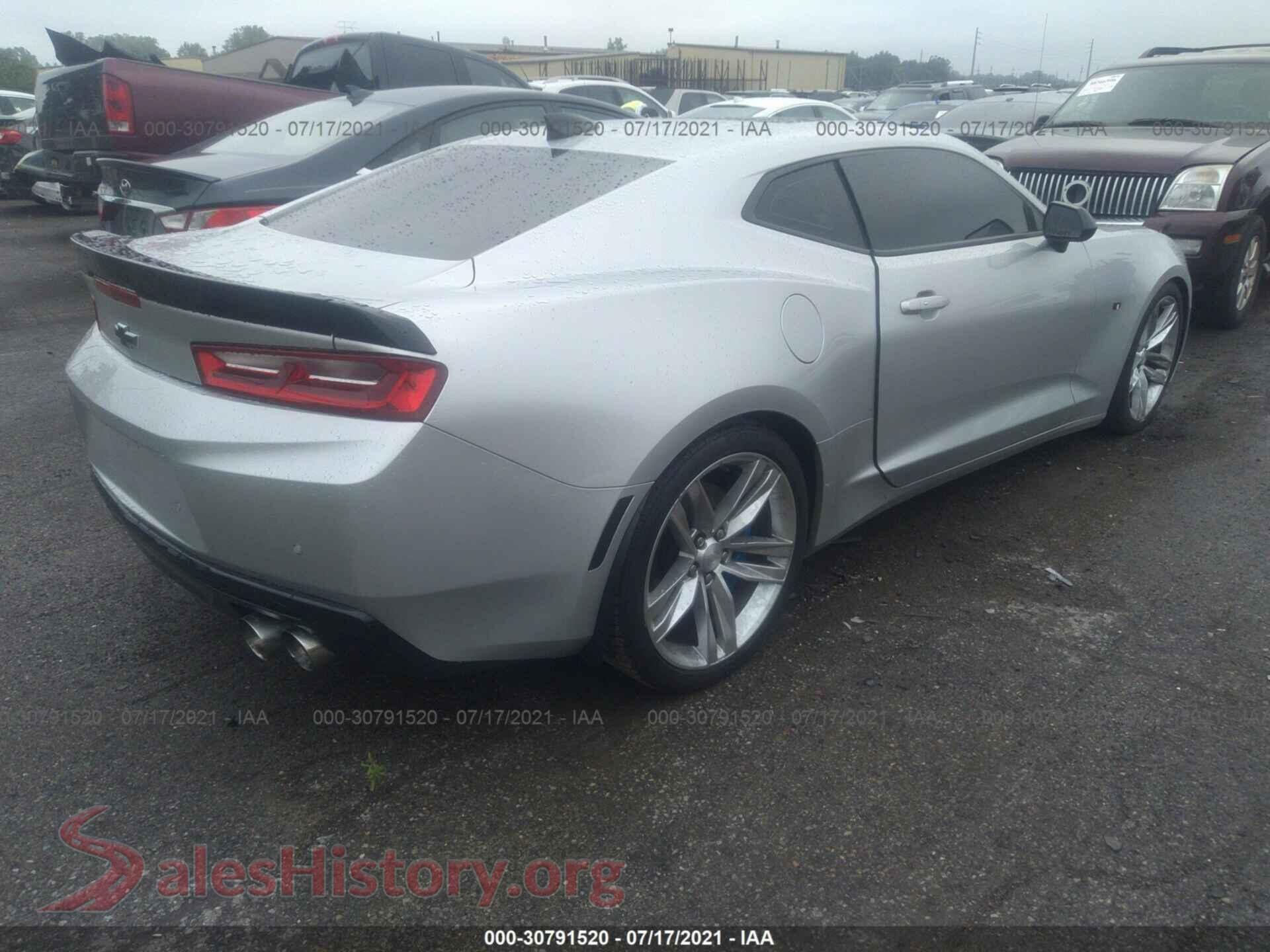 2016 CHEVROLET CAMARO VIN 1G1FH1R72G0122029, rear driver side