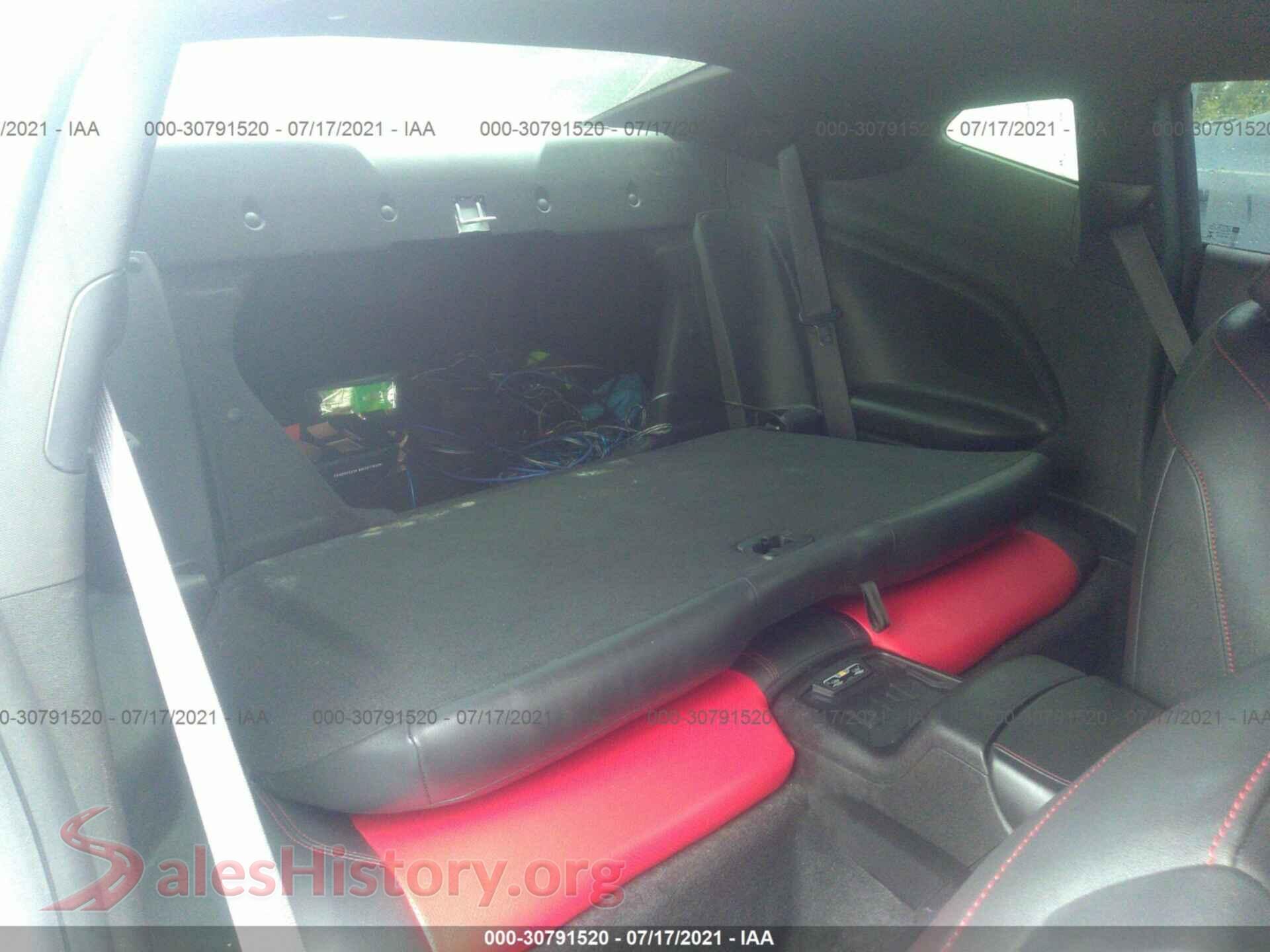 2016 CHEVROLET CAMARO VIN 1G1FH1R72G0122029, front passenger side