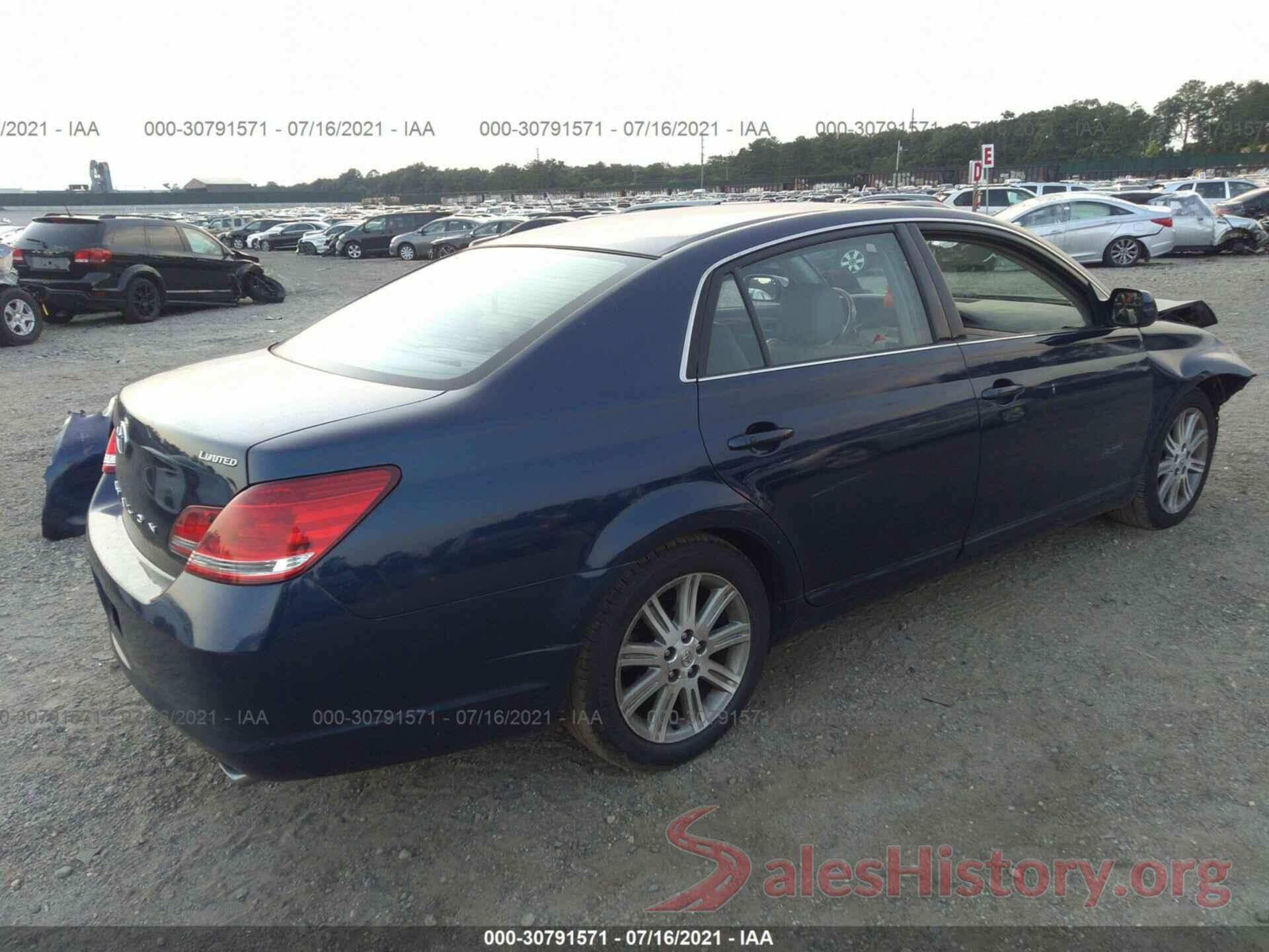 JTNB11HK1J3021260 2005 TOYOTA AVALON