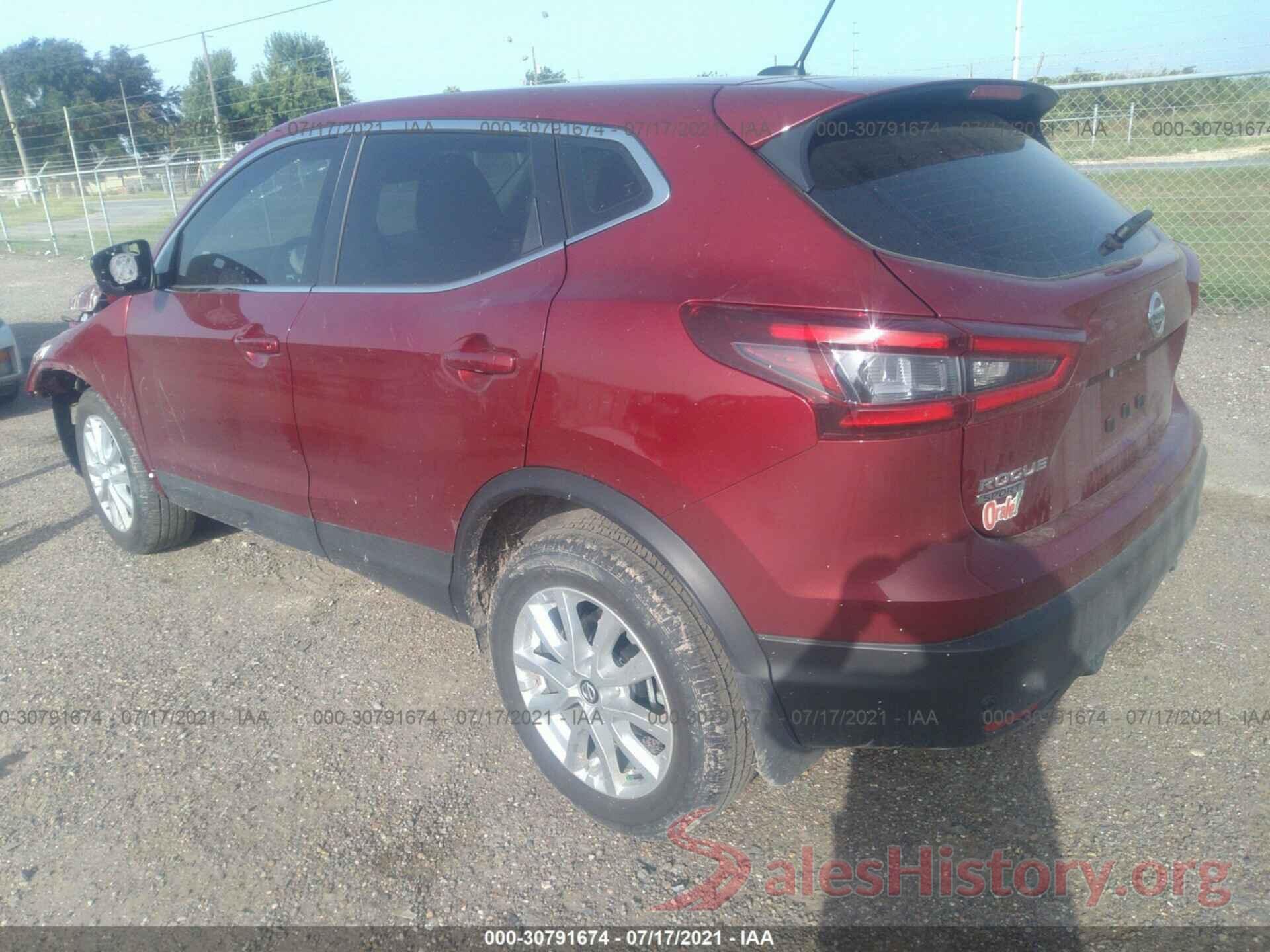 JN1BJ1AV7MW313834 2021 NISSAN ROGUE SPORT