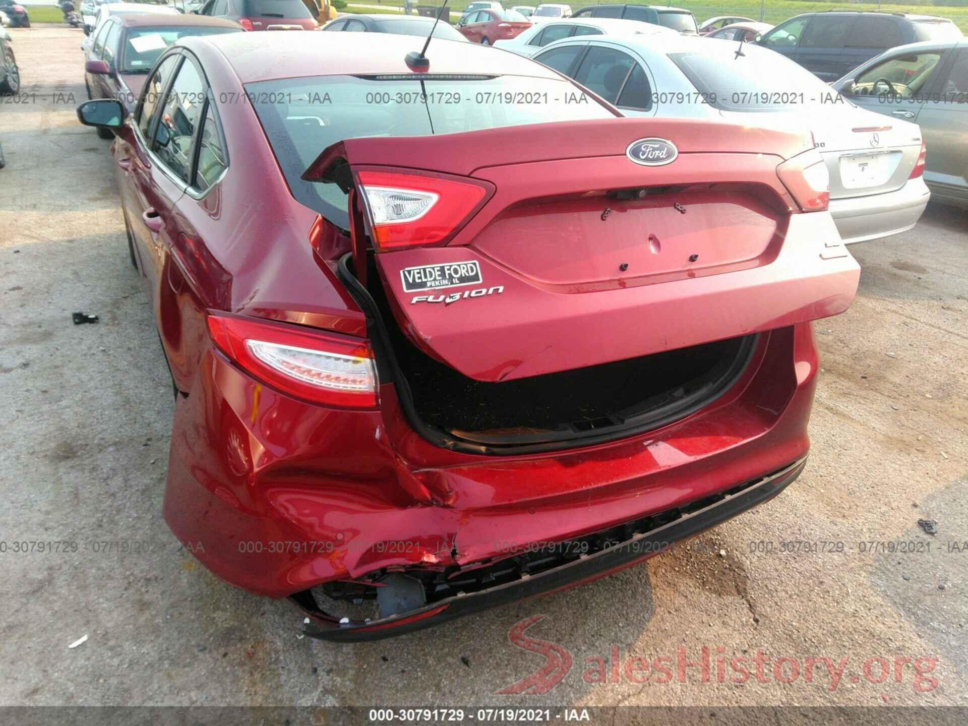 3FA6P0HDXGR288610 2016 FORD FUSION