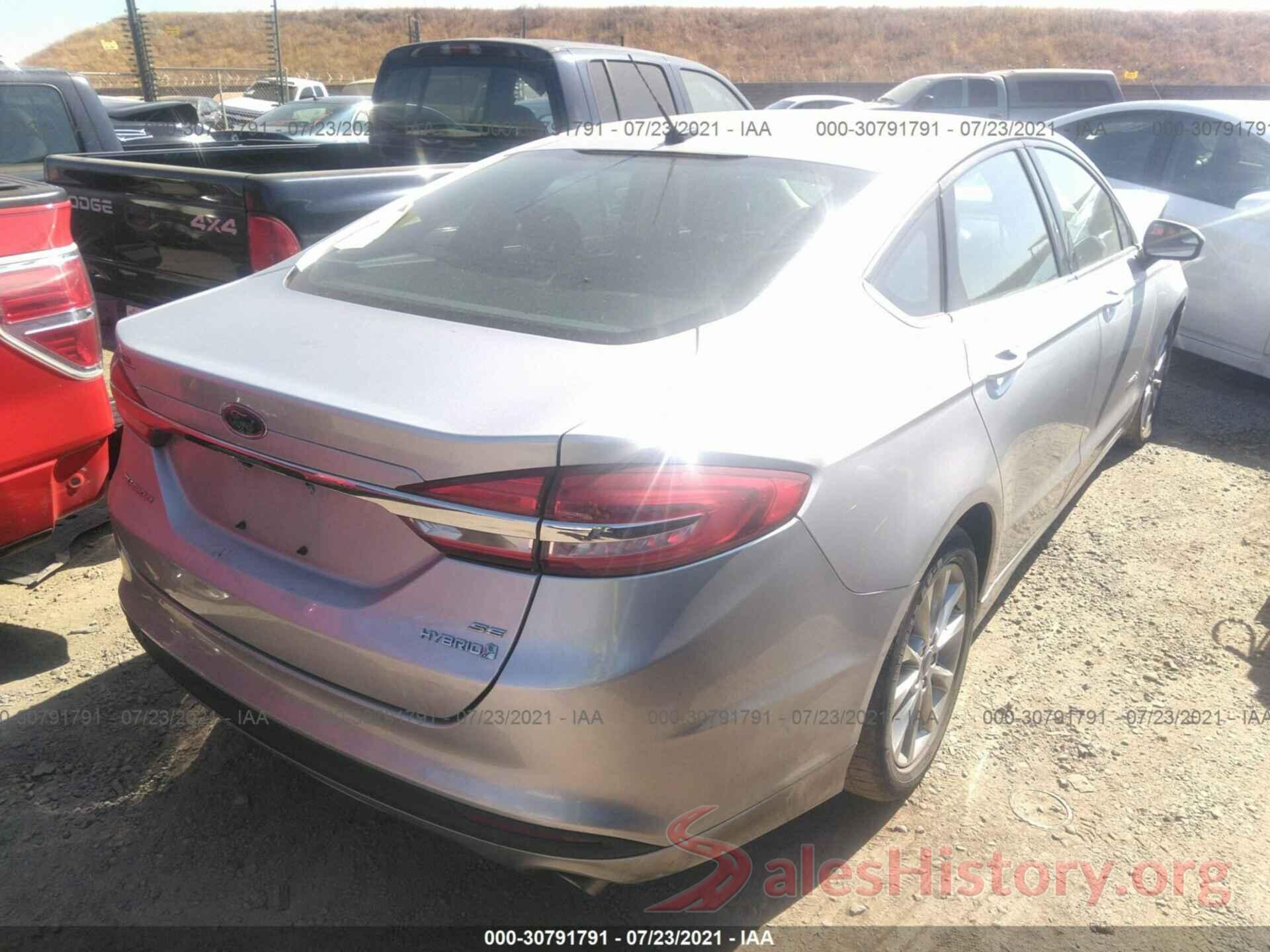 3FA6P0LU9HR381255 2017 FORD FUSION