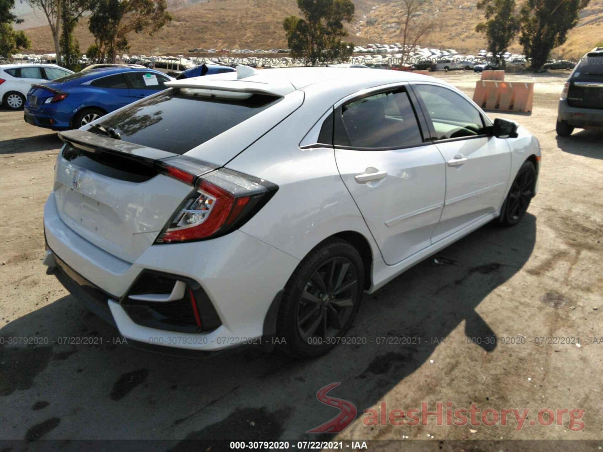 SHHFK7H64MU412451 2021 HONDA CIVIC HATCHBACK