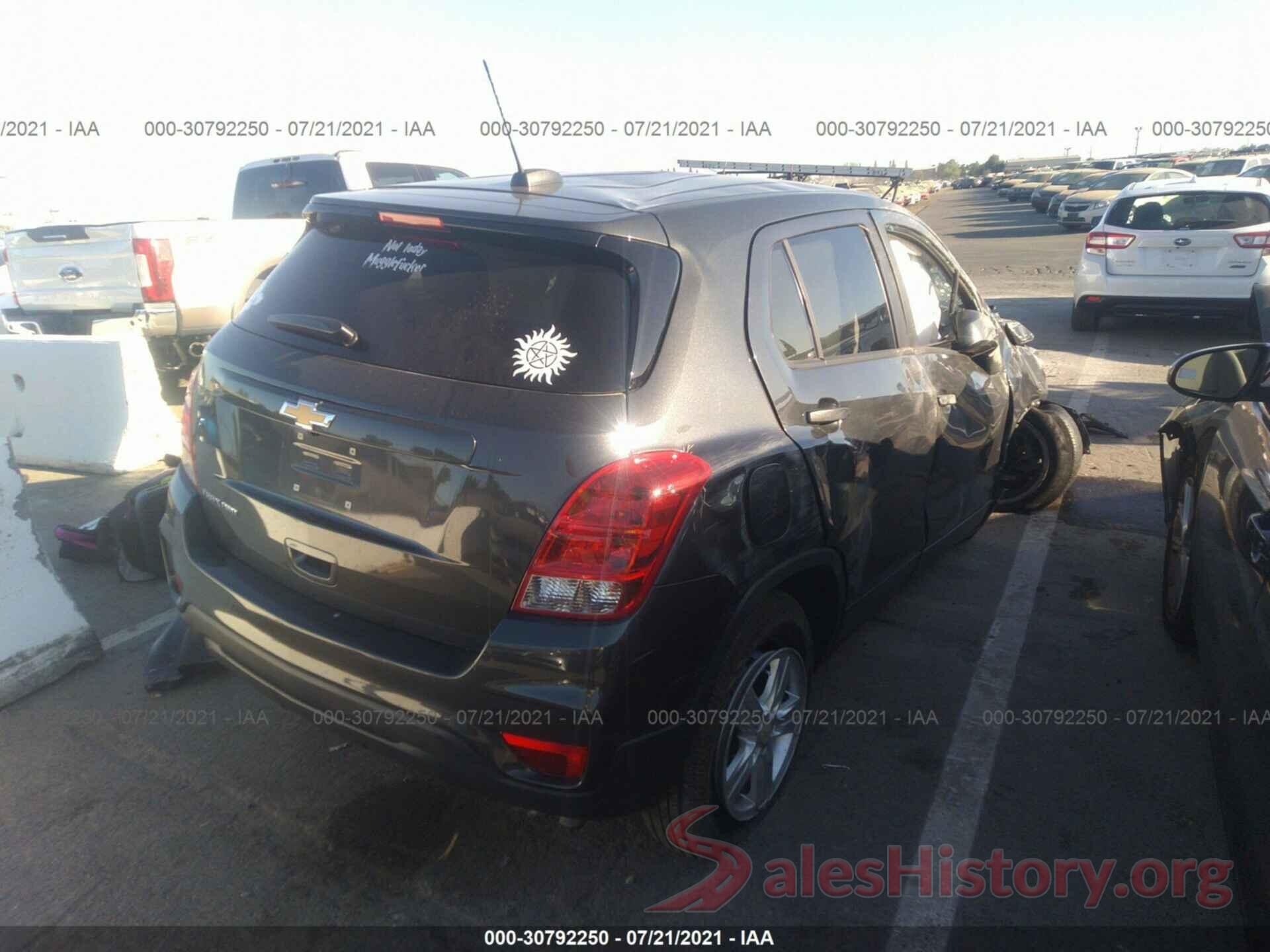 3GNCJNSB6KL226465 2019 CHEVROLET TRAX