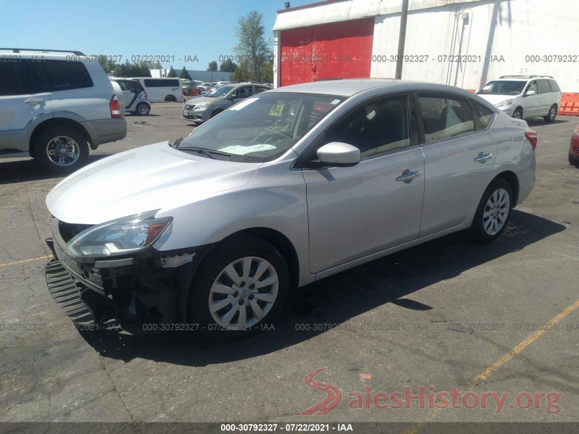 3N1AB7AP8HY320500 2017 NISSAN SENTRA