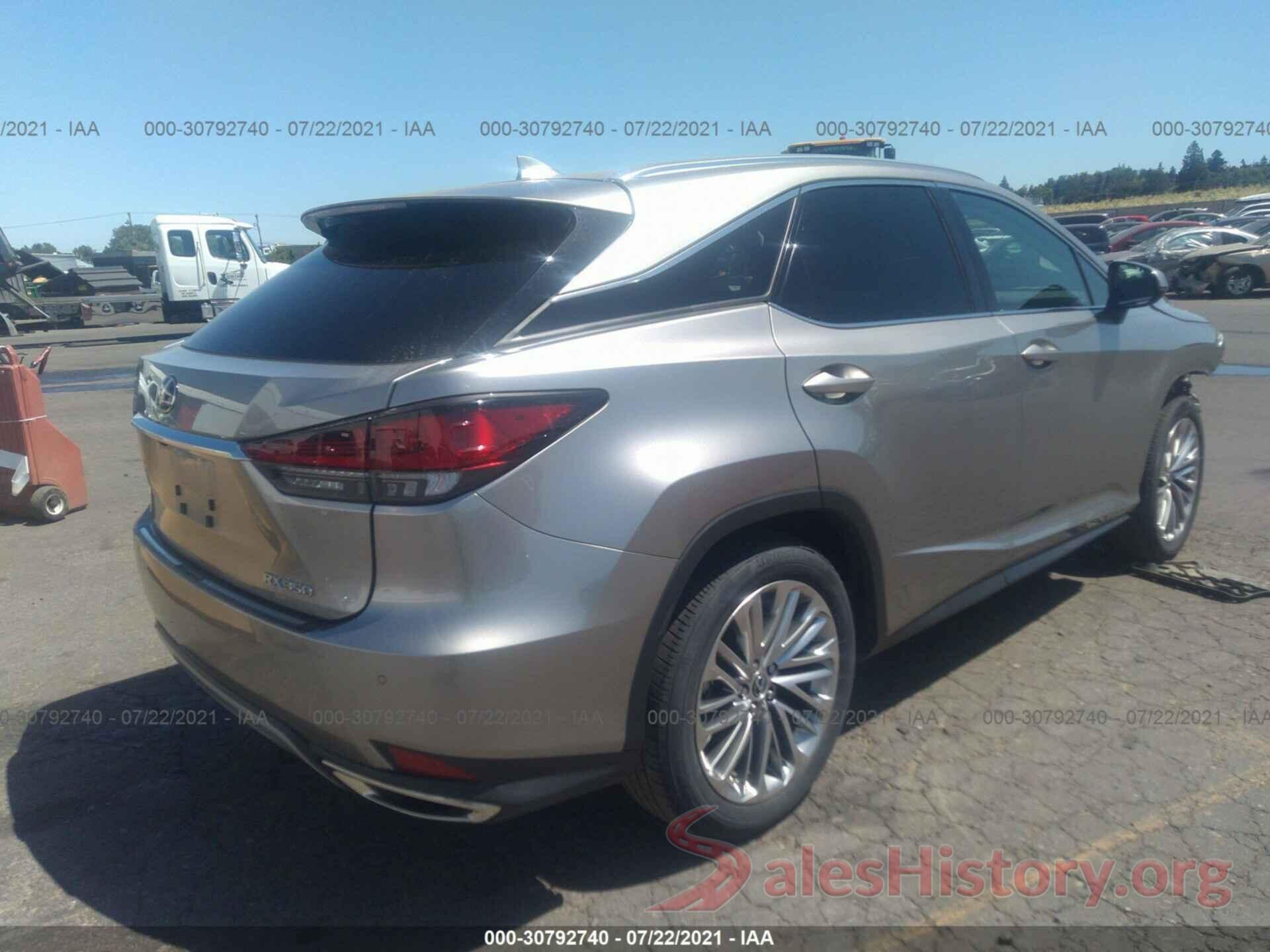 2T2JZMDAXLC223348 2020 LEXUS RX